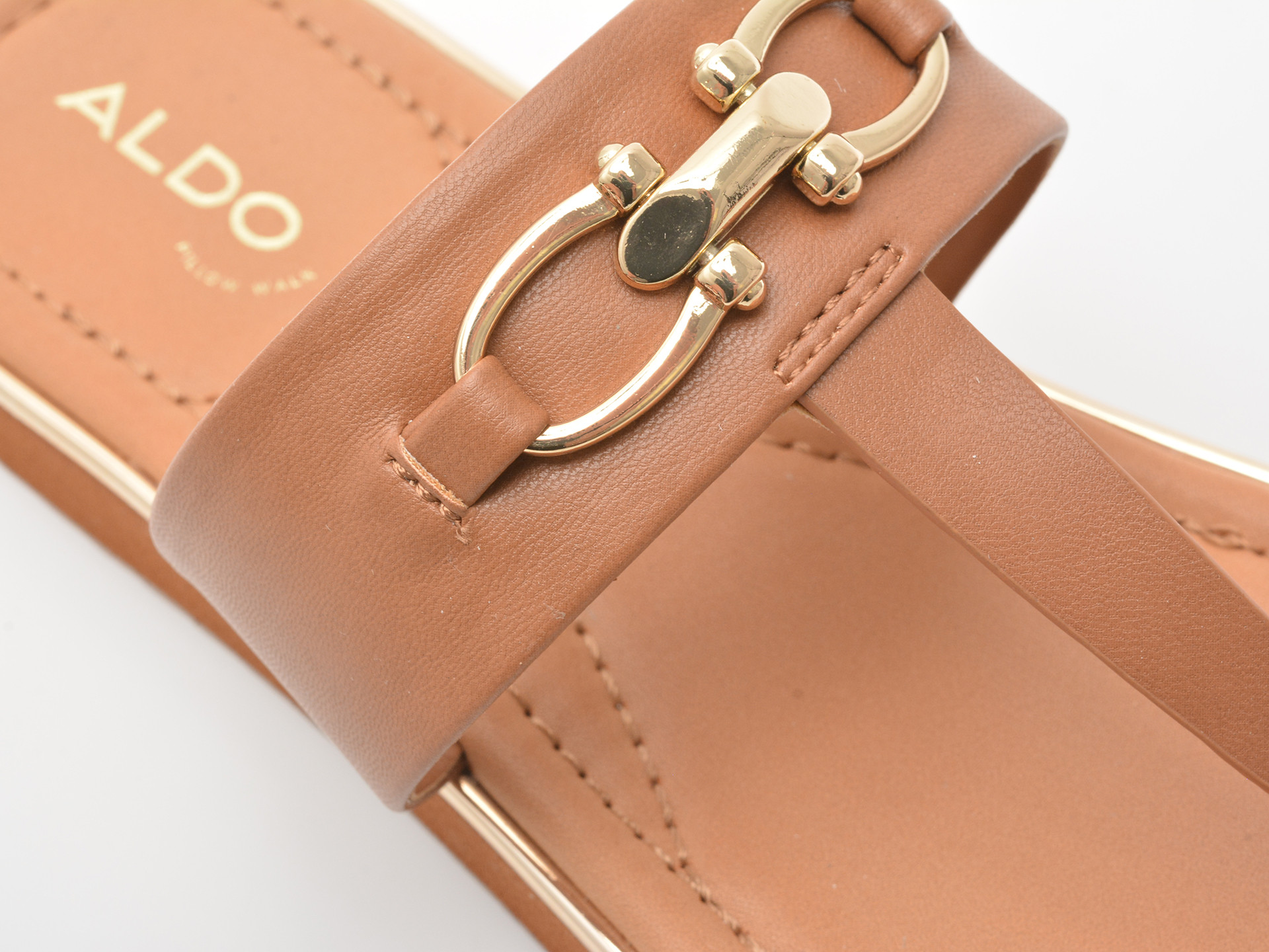 Papuci ALDO maro, LAJOLLA 230, din piele ecologica