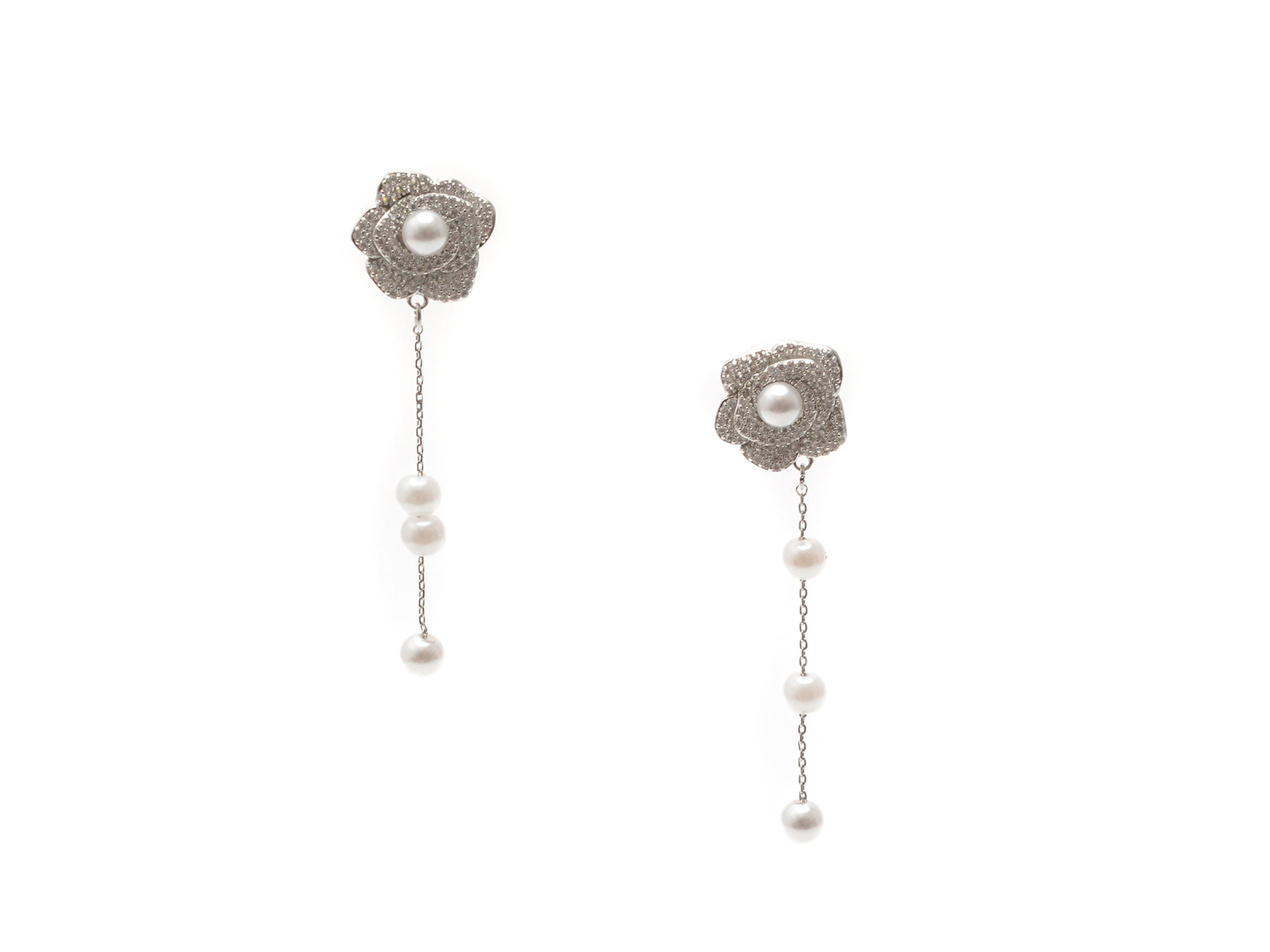 Cercei ALDO argintii, ELIANNE 102, din metal