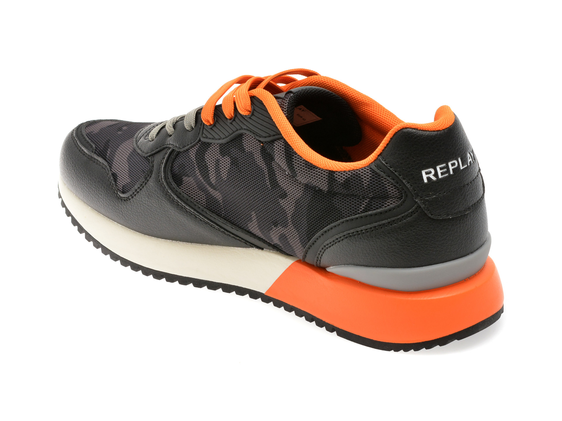 Pantofi sport REPLAY negri, MS9I07T, din material textil