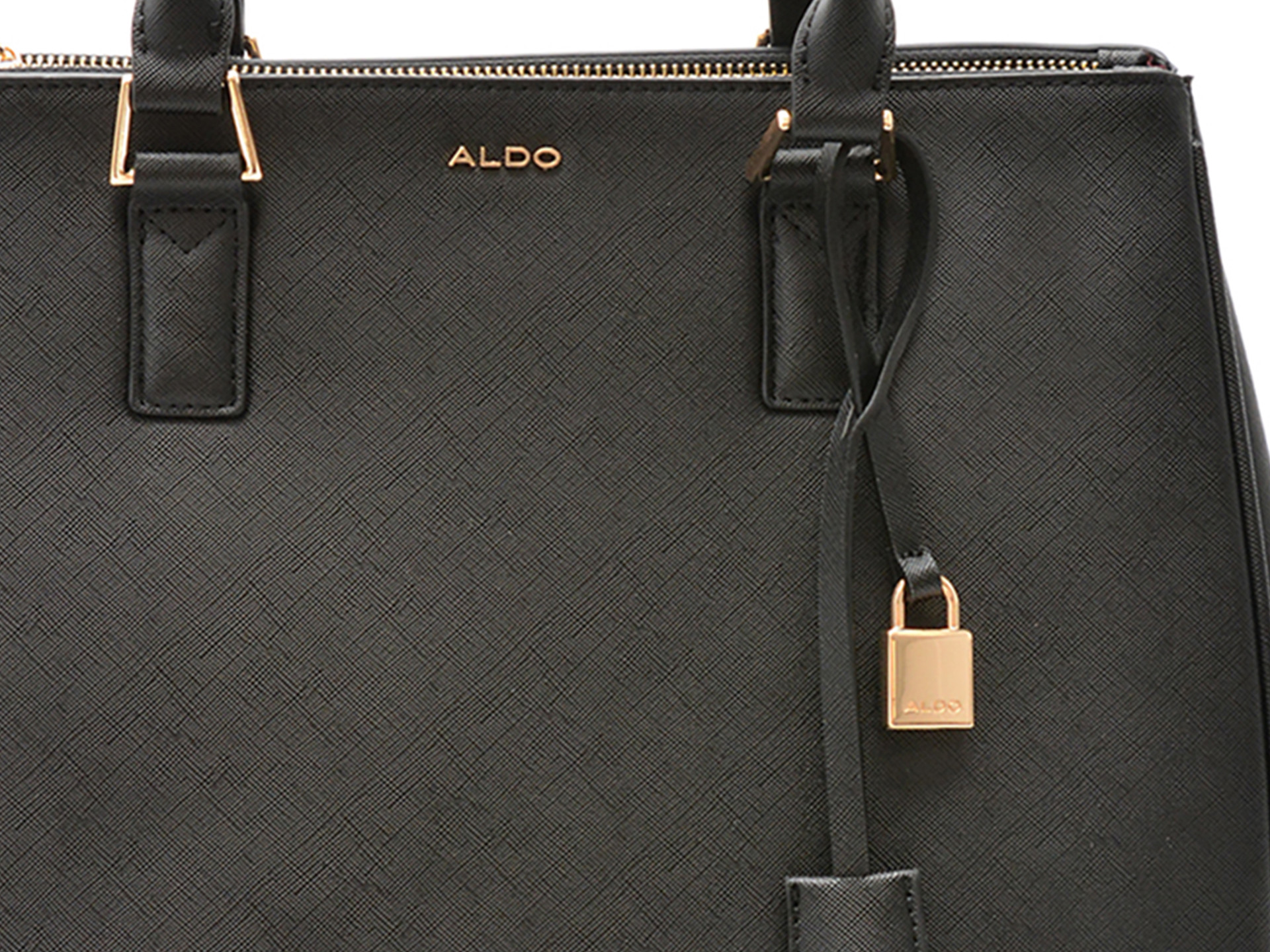 Geanta ALDO neagra, NANEVER 001, din piele ecologica