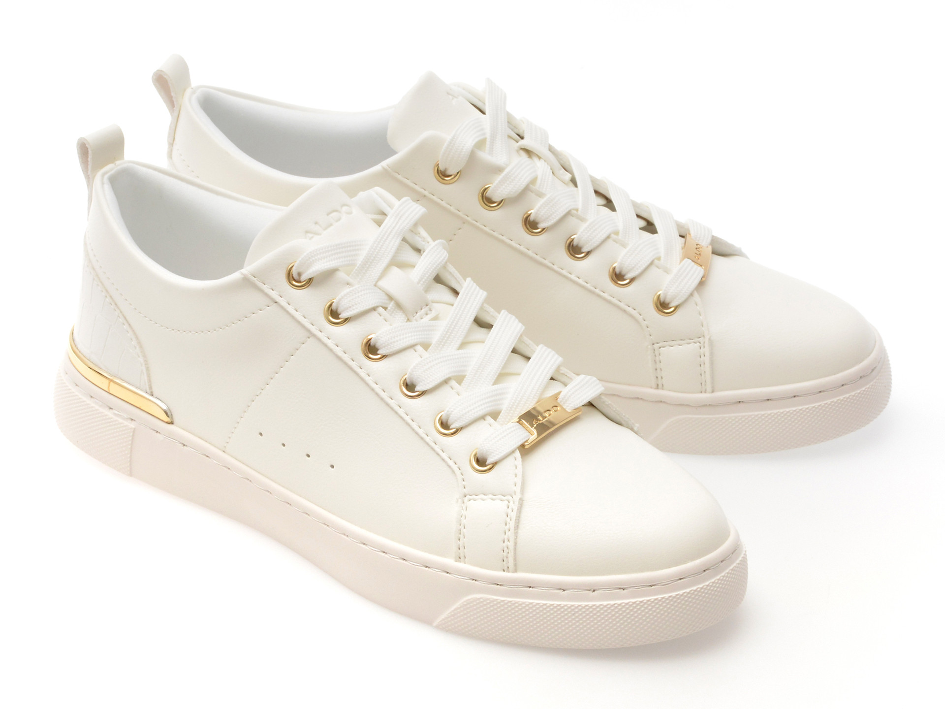 Pantofi sport ALDO albi, DILATHIELLE 100, din piele ecologica