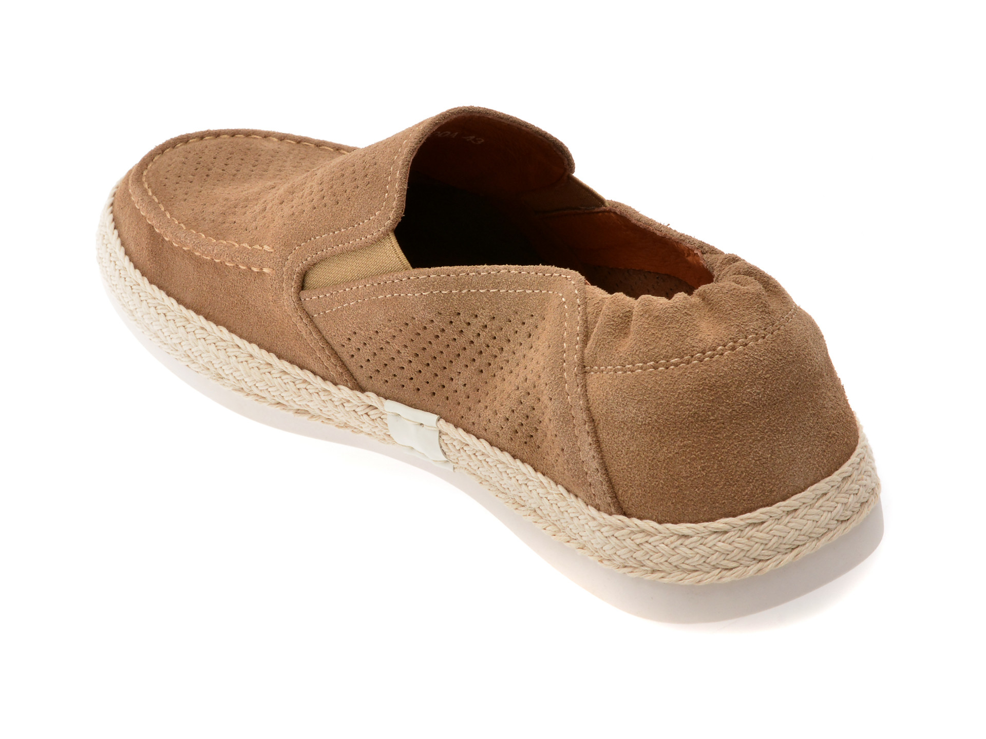 Mocasini EPICA gri, 1000, din piele intoarsa