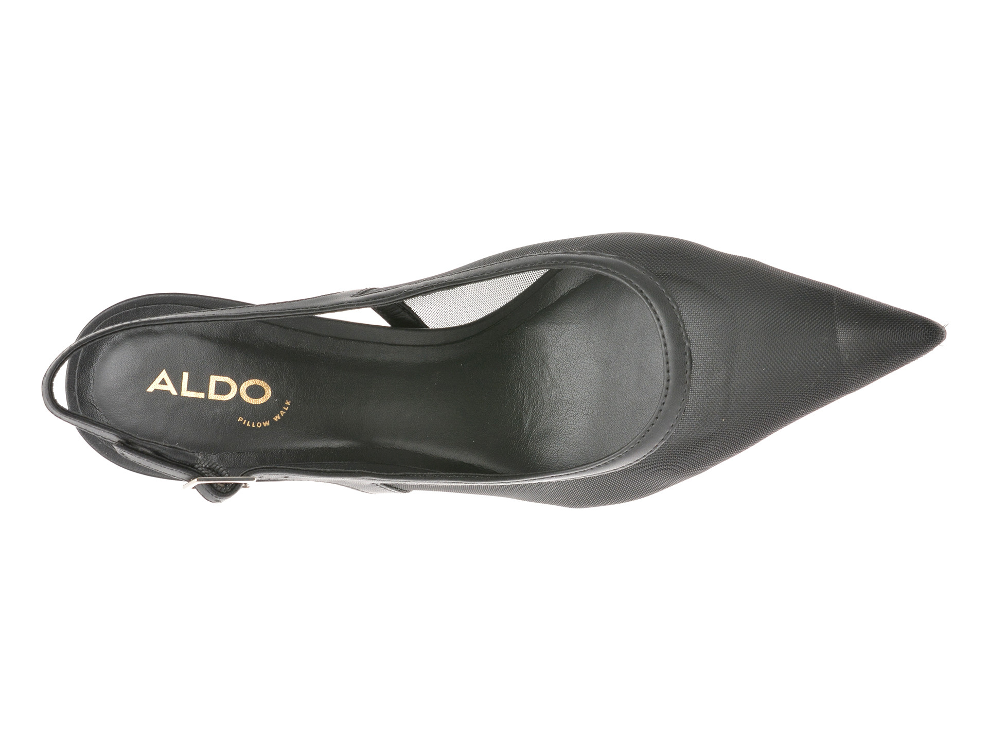 Pantofi eleganti ALDO negri, STESSYSLINGM 001, din material textil