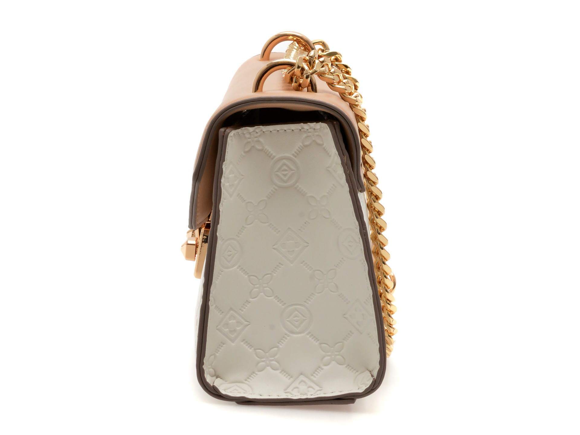 Geanta ALDO alba, CRELALLE 110, din piele ecologica