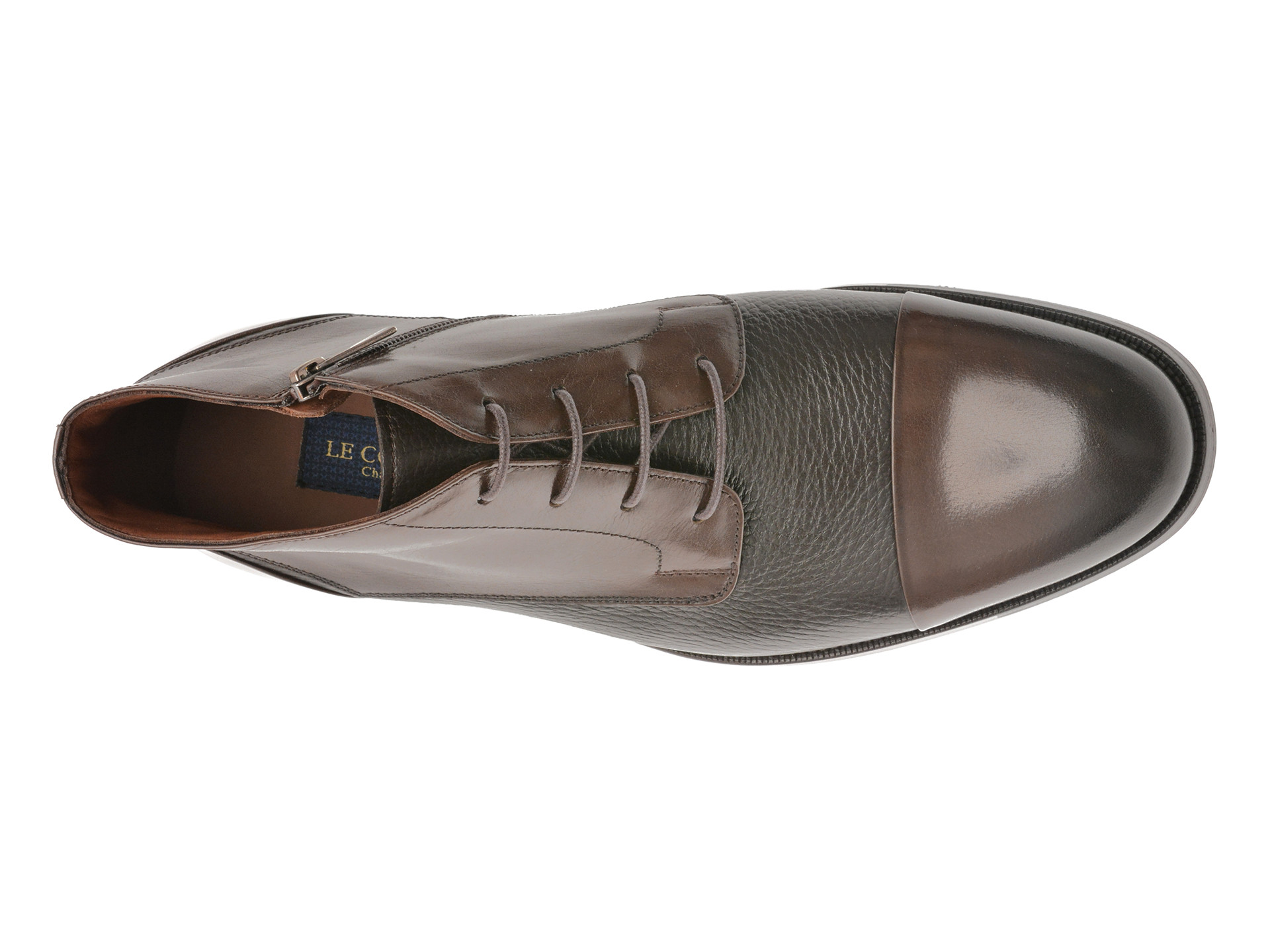 Ghete elegante LE COLONEL maro, 40929, din piele naturala