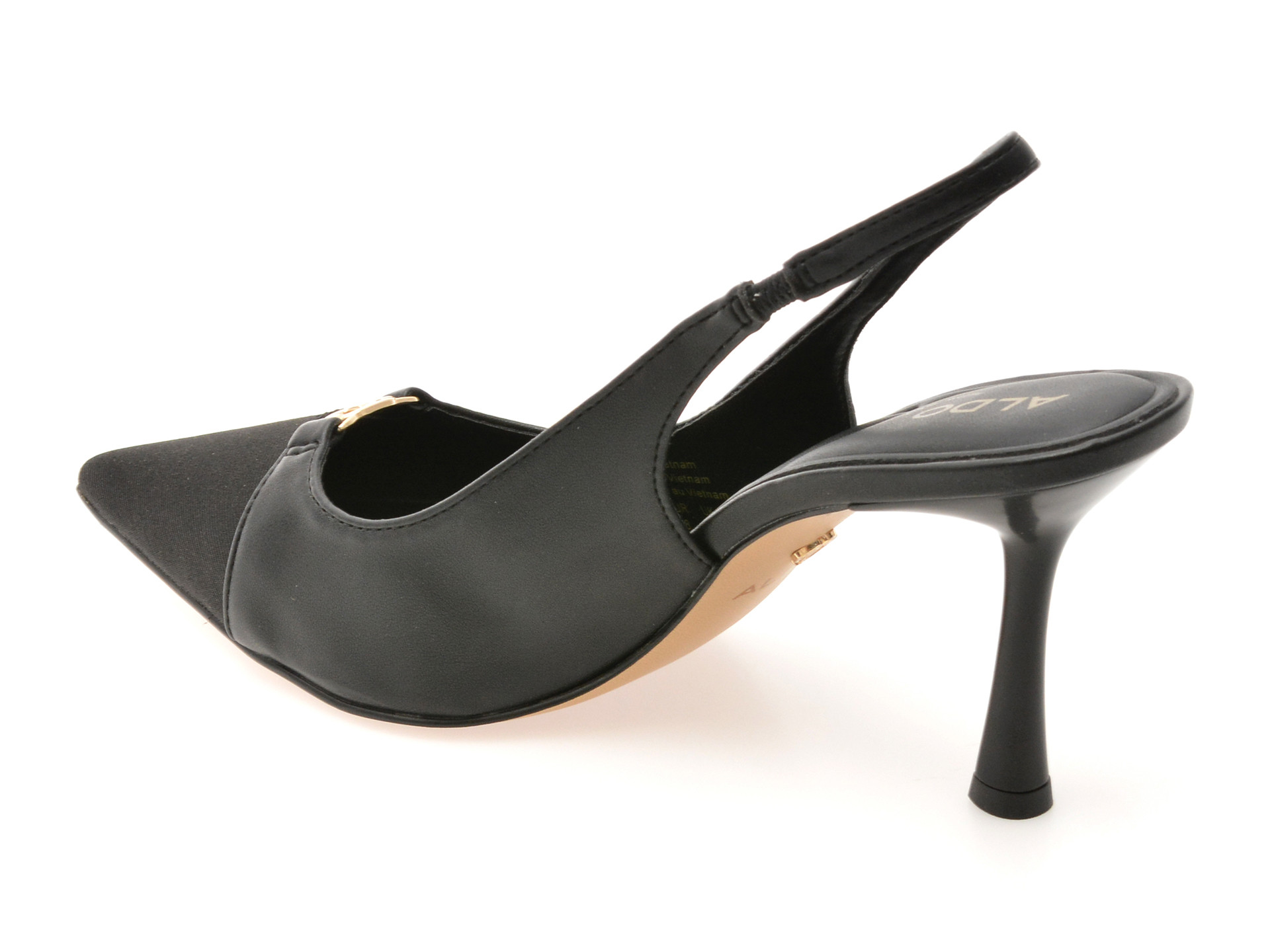 Pantofi eleganti ALDO negri, AUGUSTAS 007, din piele ecologica