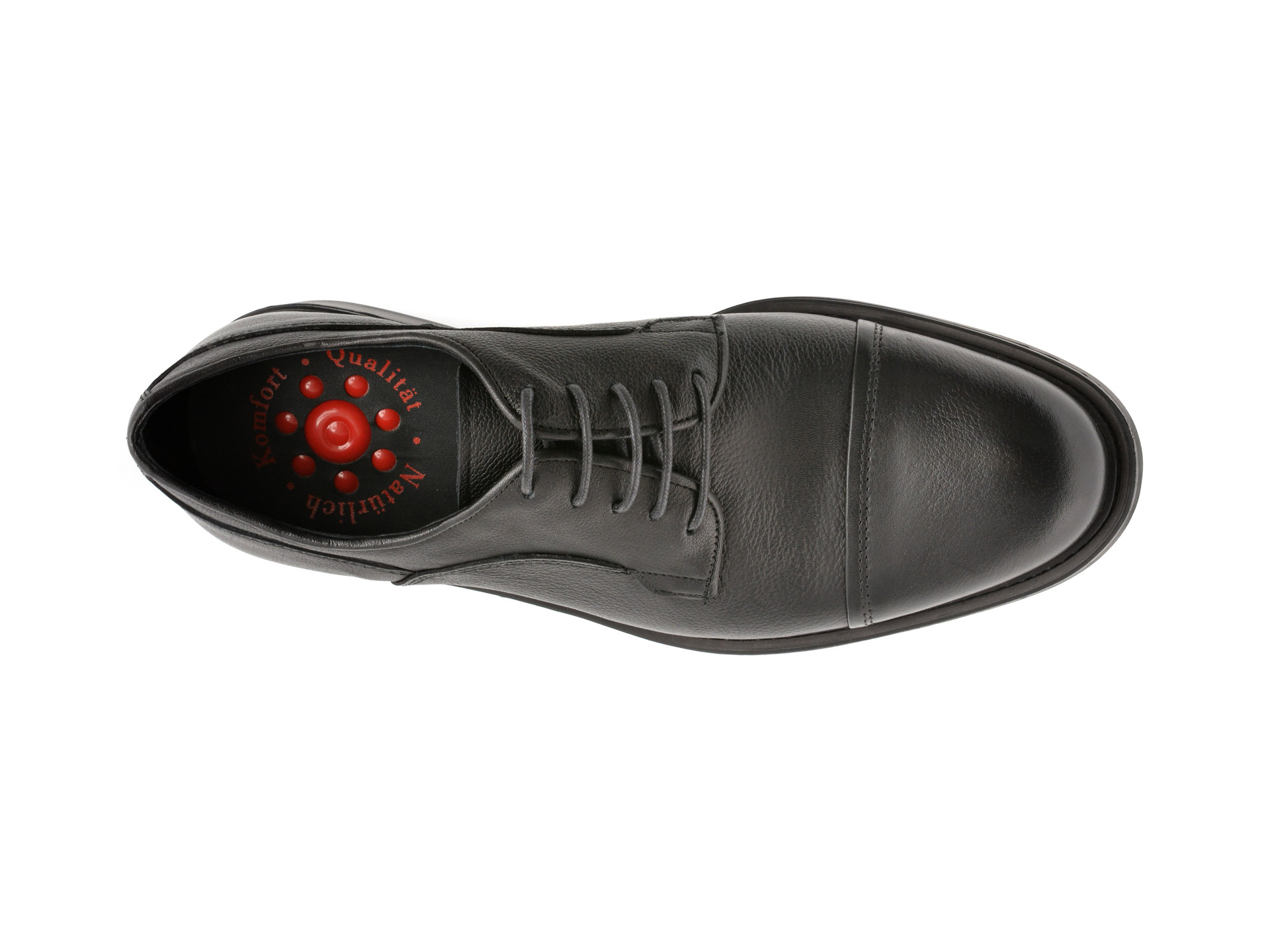 Pantofi eleganti OTTER negri, 2388, din piele naturala