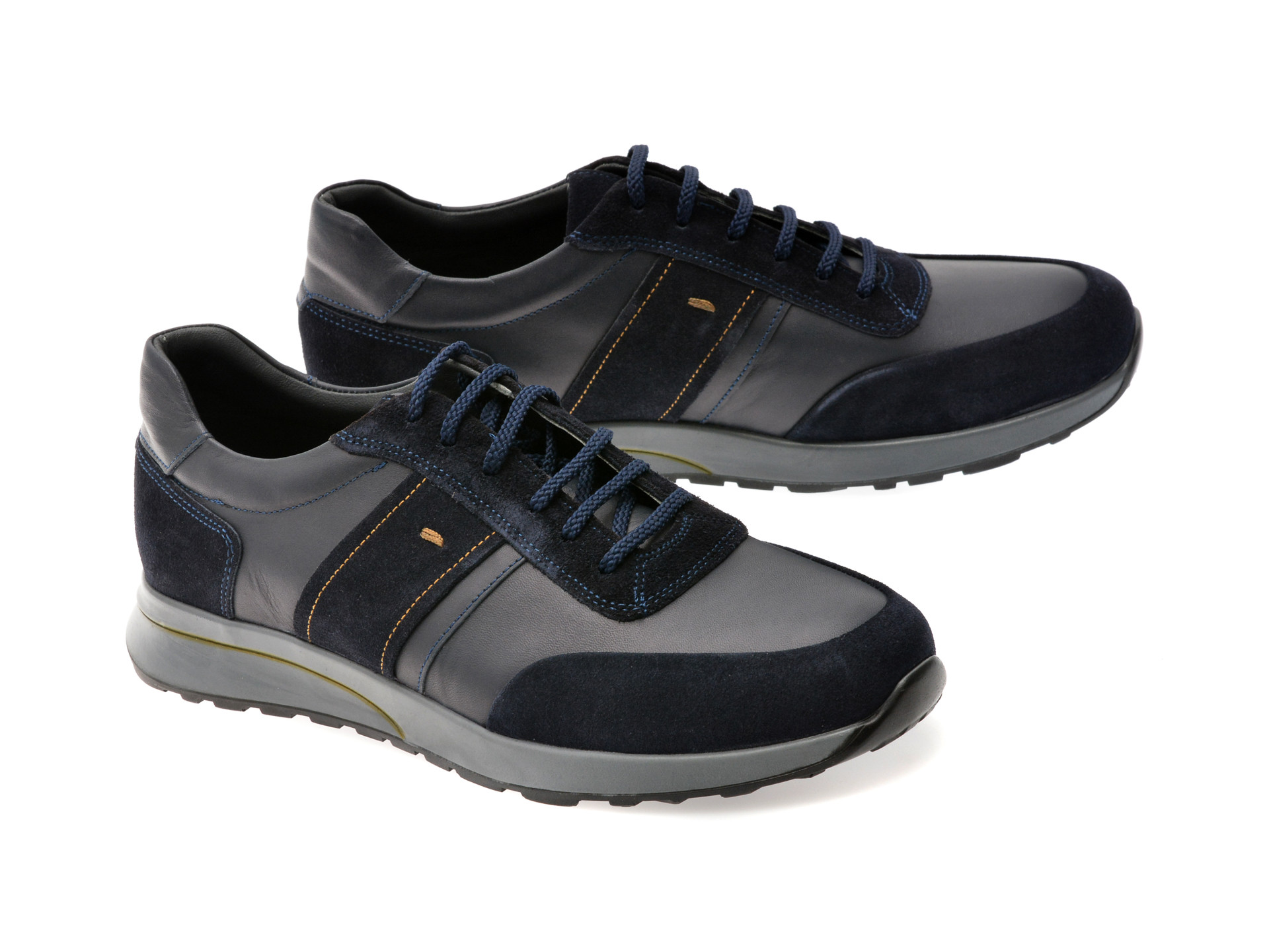 Pantofi sport OTTER bleumarin, 6541, din piele naturala