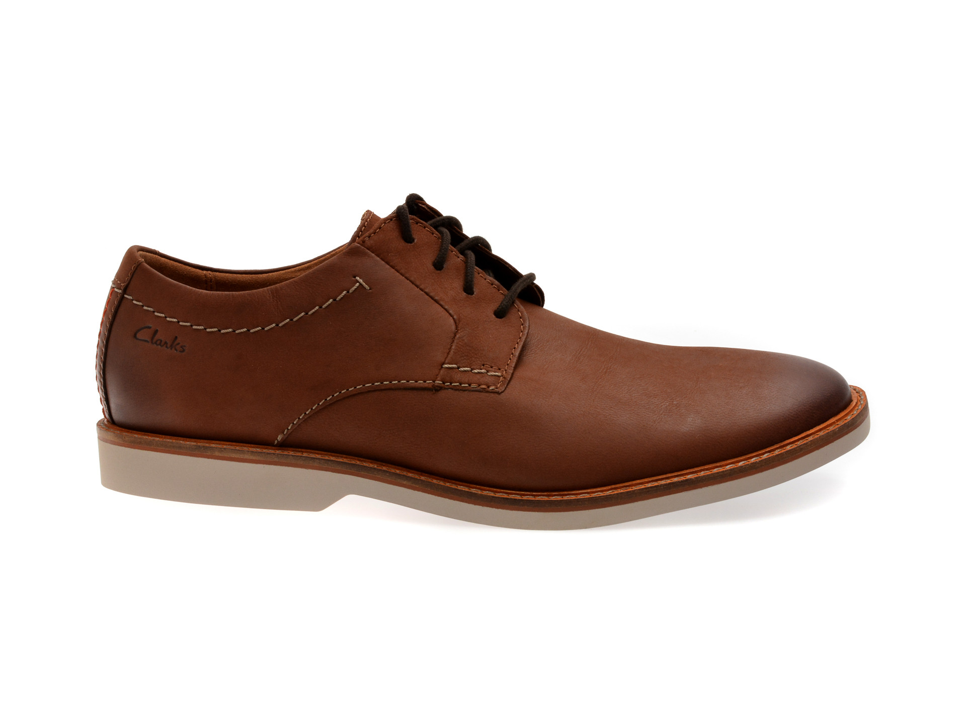 Pantofi eleganti CLARKS maro, ATTICUS LT LACE, din piele naturala