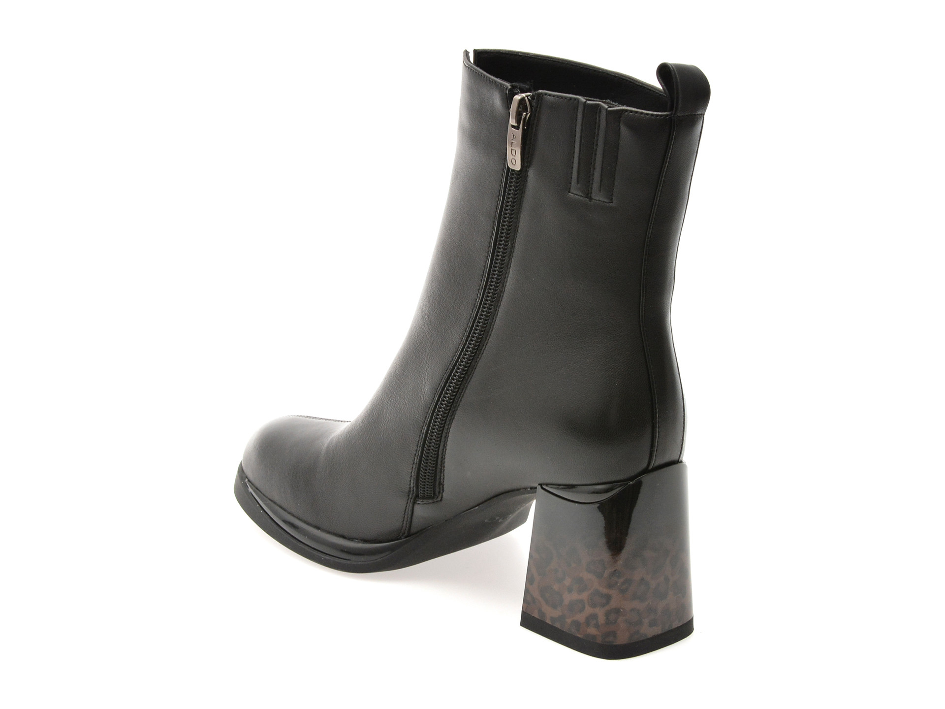 Ghete ALDO negre, 2747, din piele naturala