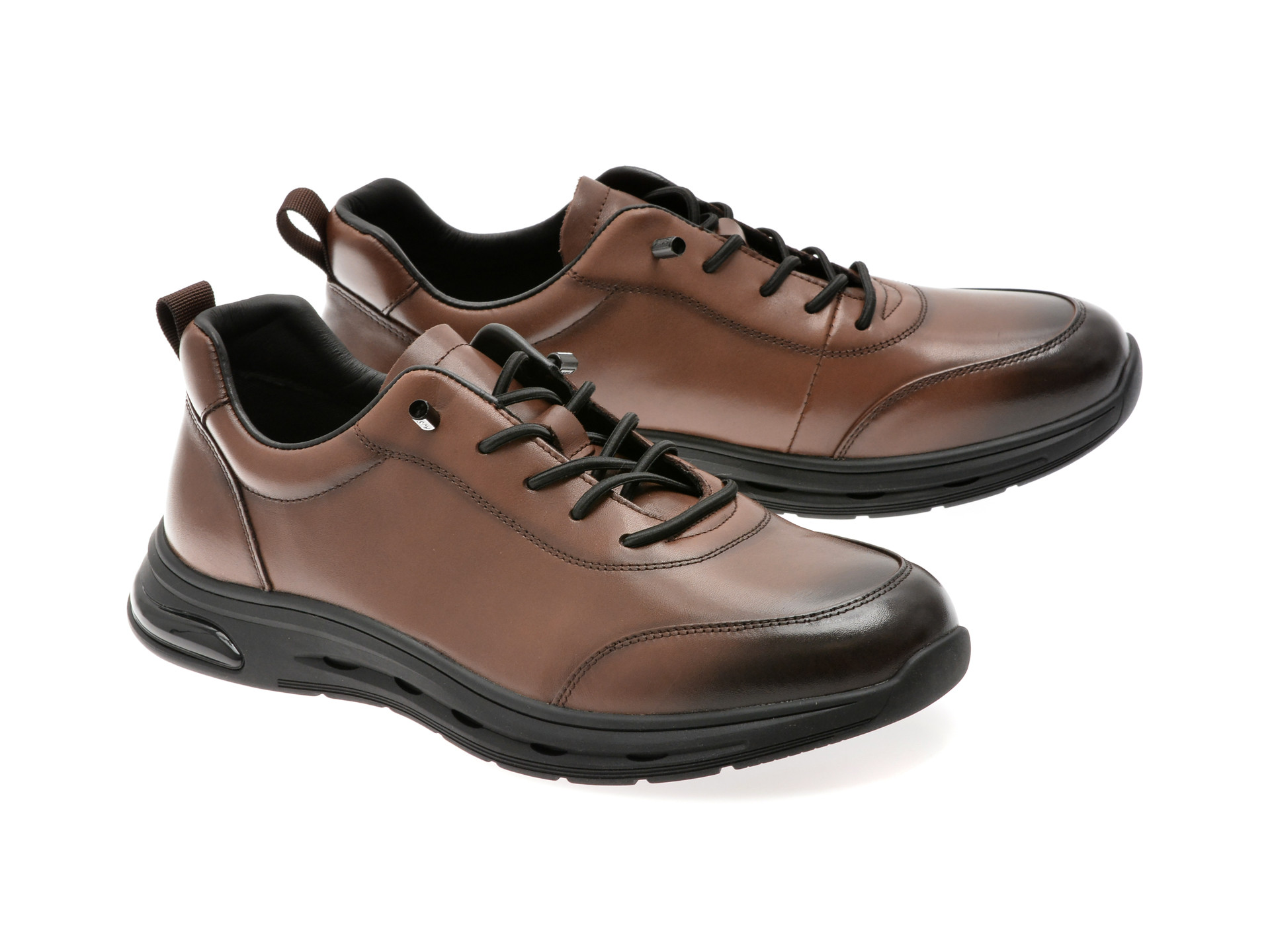 Pantofi sport EPICA maro, T8167, din piele naturala