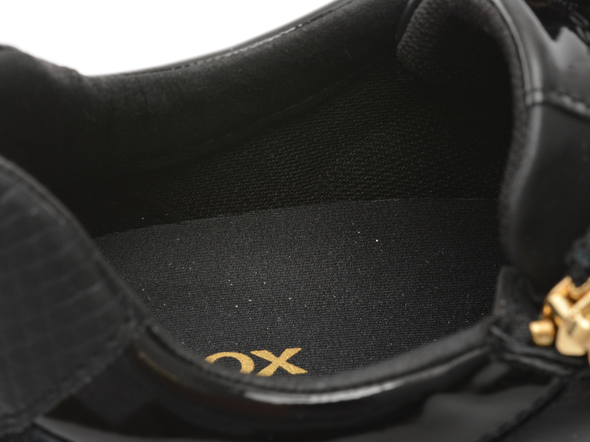 Pantofi sport GEOX negri, D4600A, din piele naturala