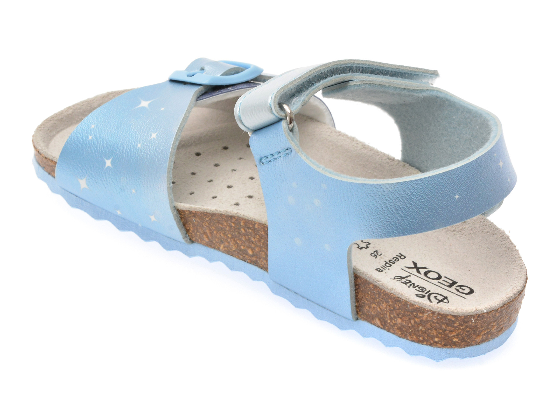 Sandale GEOX albastre, J558MG, din piele ecologica