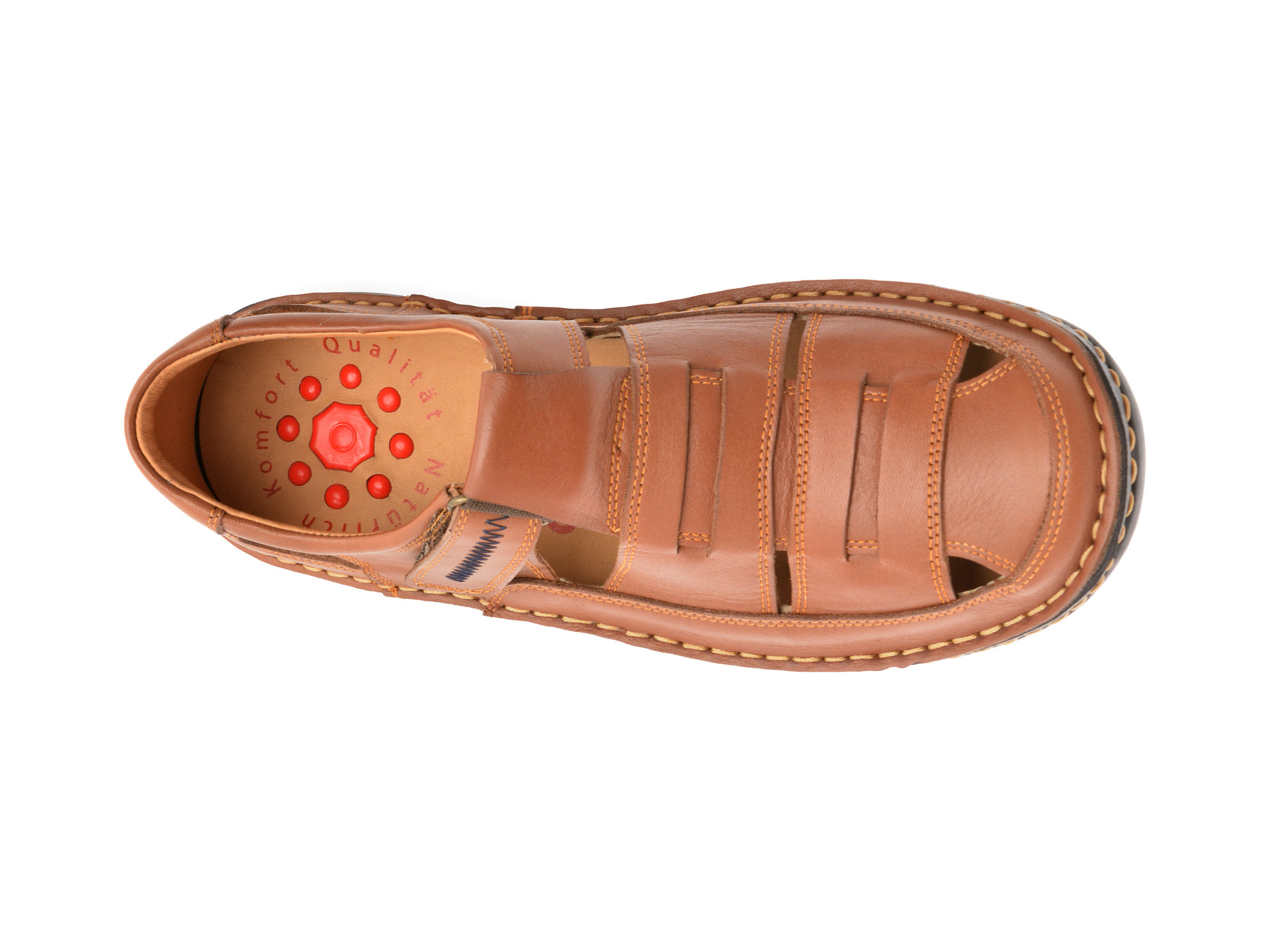 Sandale OTTER maro, 9562, din piele naturala