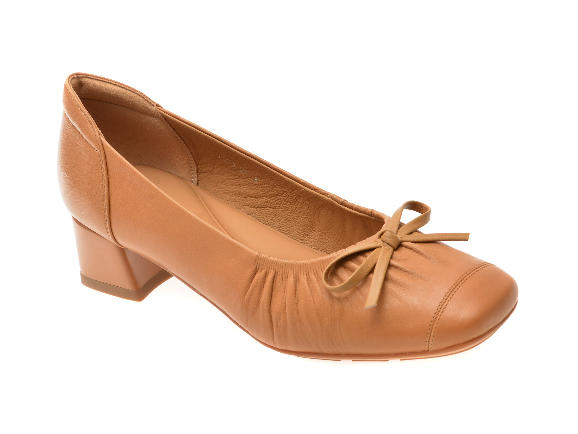 Balerini EPICA bej, 1D5598, din piele naturala