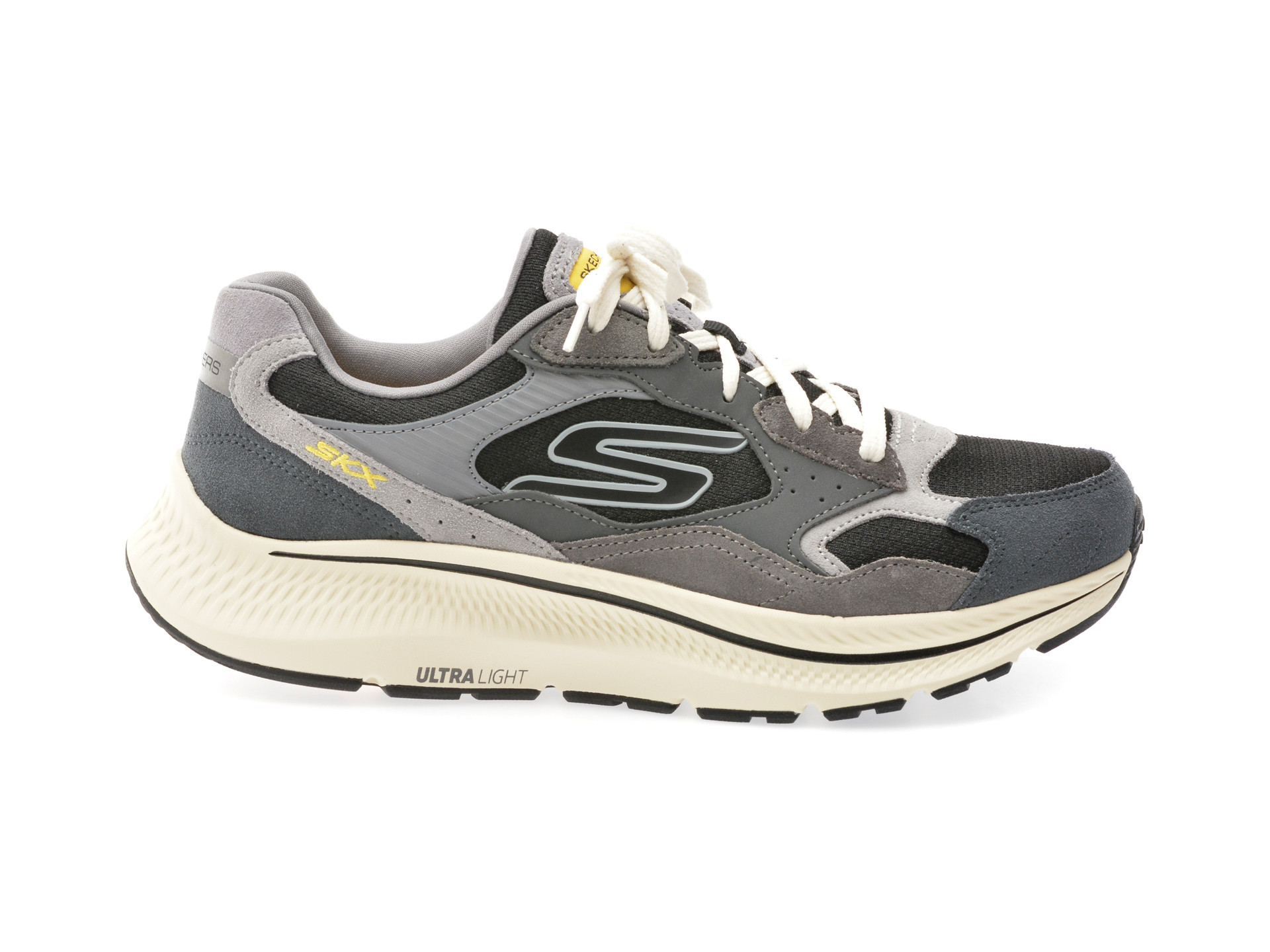 Pantofi sport SKECHERS gri, GO RUN CONSISTENT 2.0, din material textil