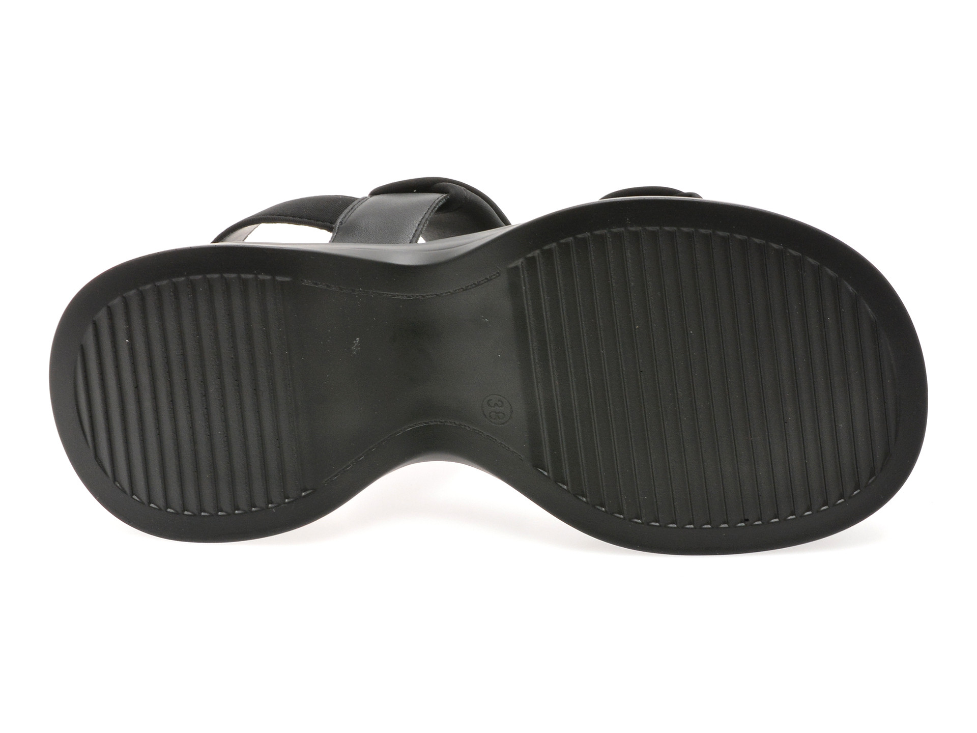 Sandale GRYXX negre, 8862, din material textil