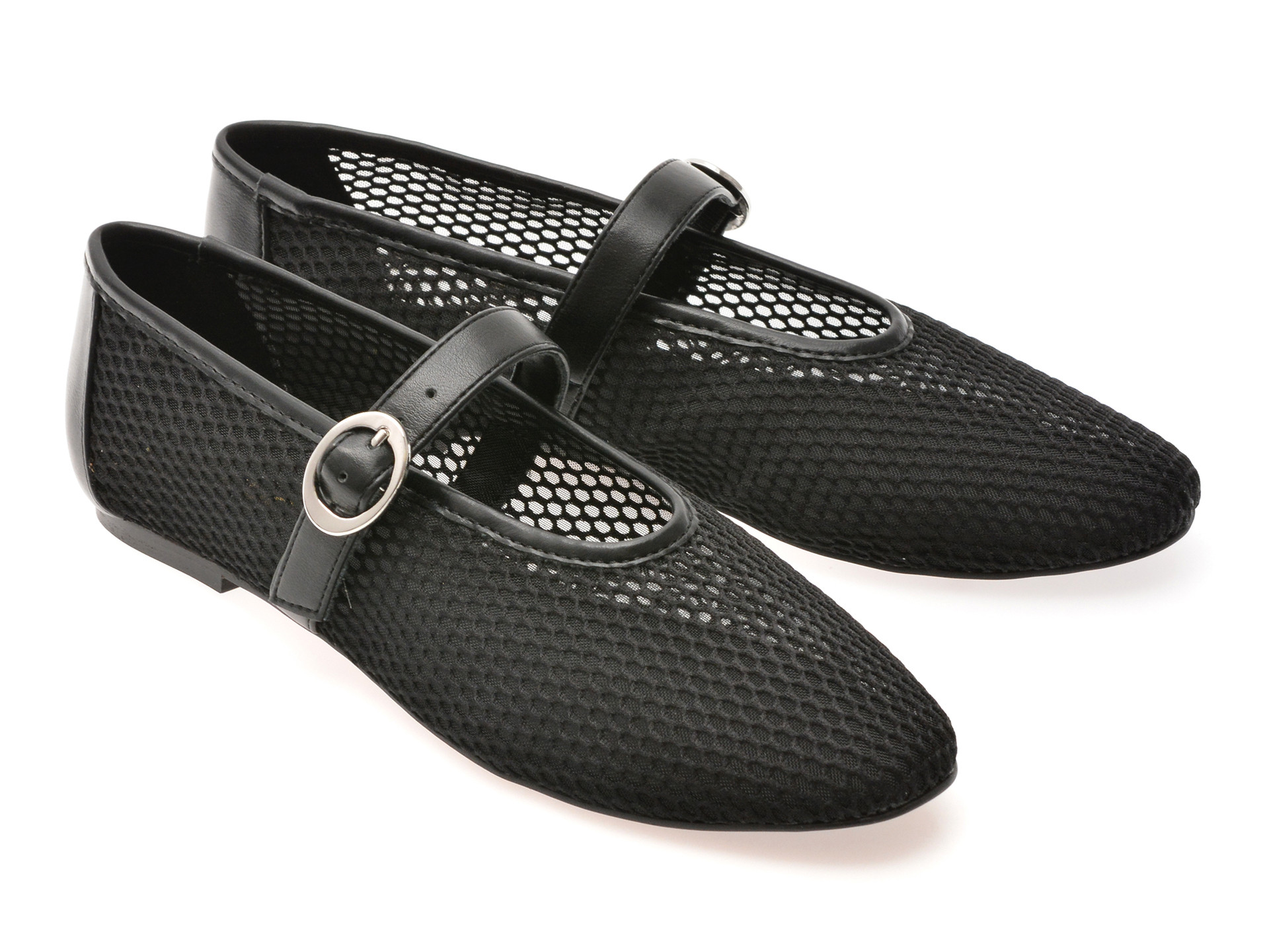 Balerini ALDO negri, QUINCEY 001, din material textil