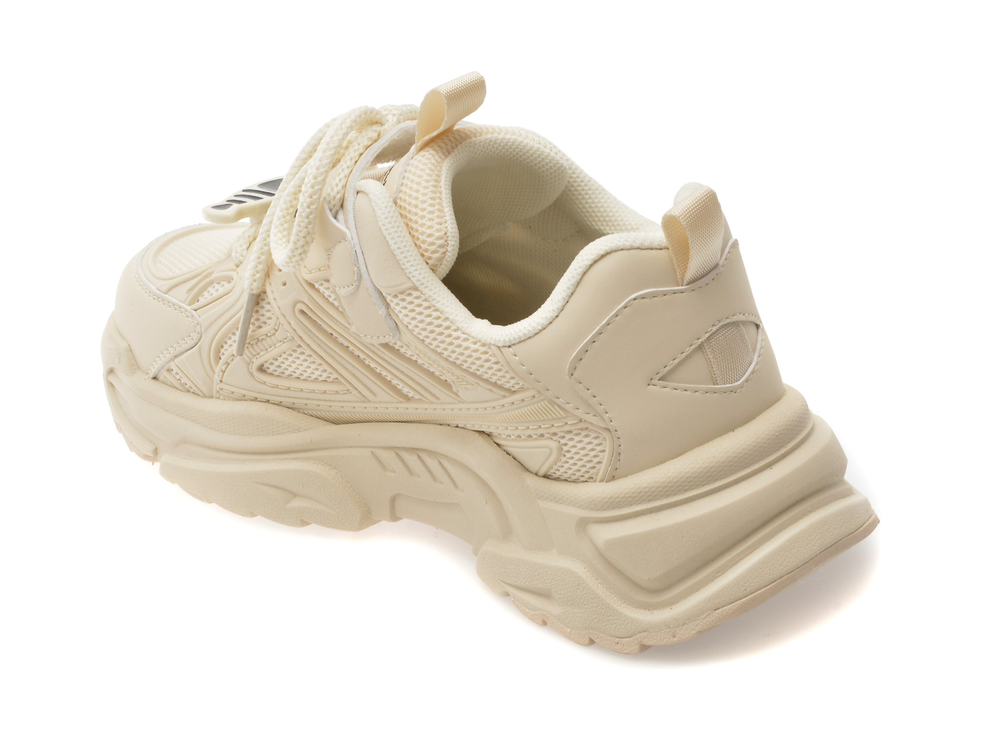 Pantofi sport SELECTION KIDS albi, 2510, din material textil