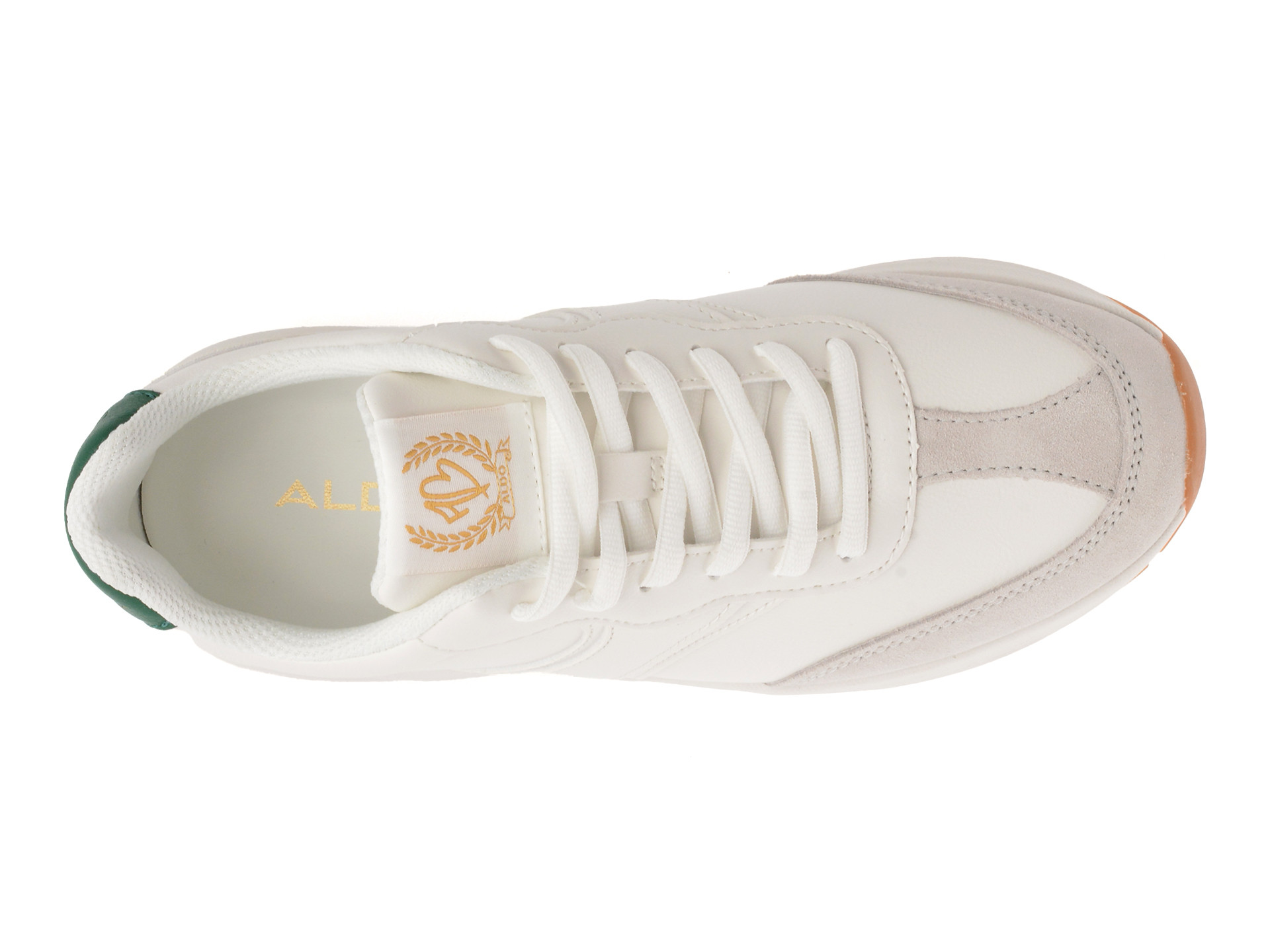 Pantofi sport ALDO albi, CLUBCHIC 138, din piele ecologica
