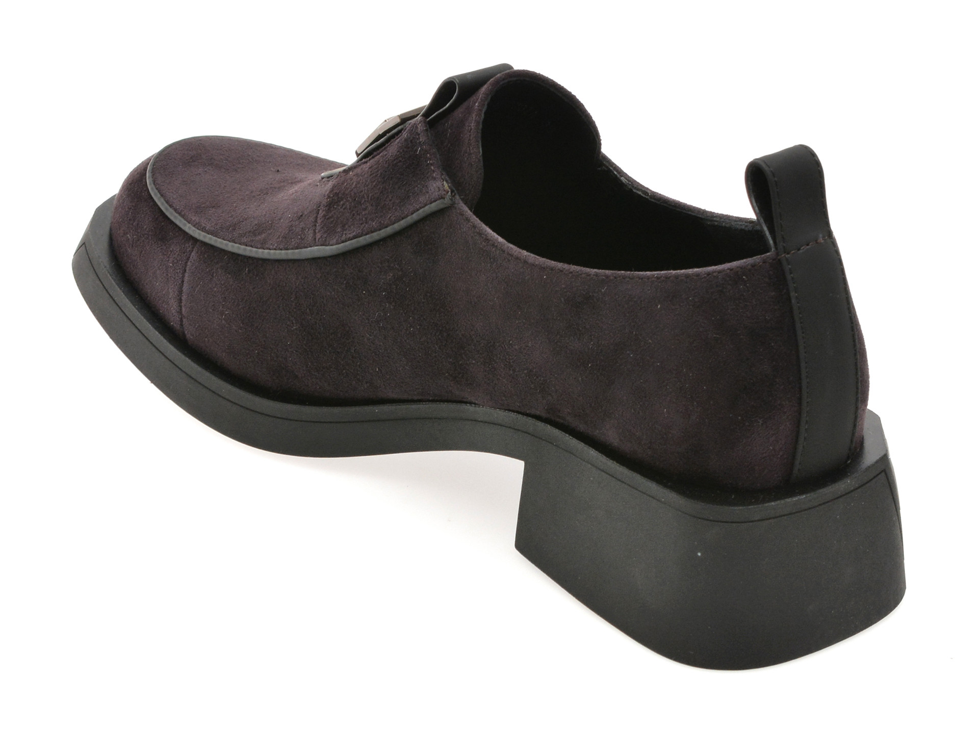 Pantofi EPICA mov, LD1139, din piele intoarsa