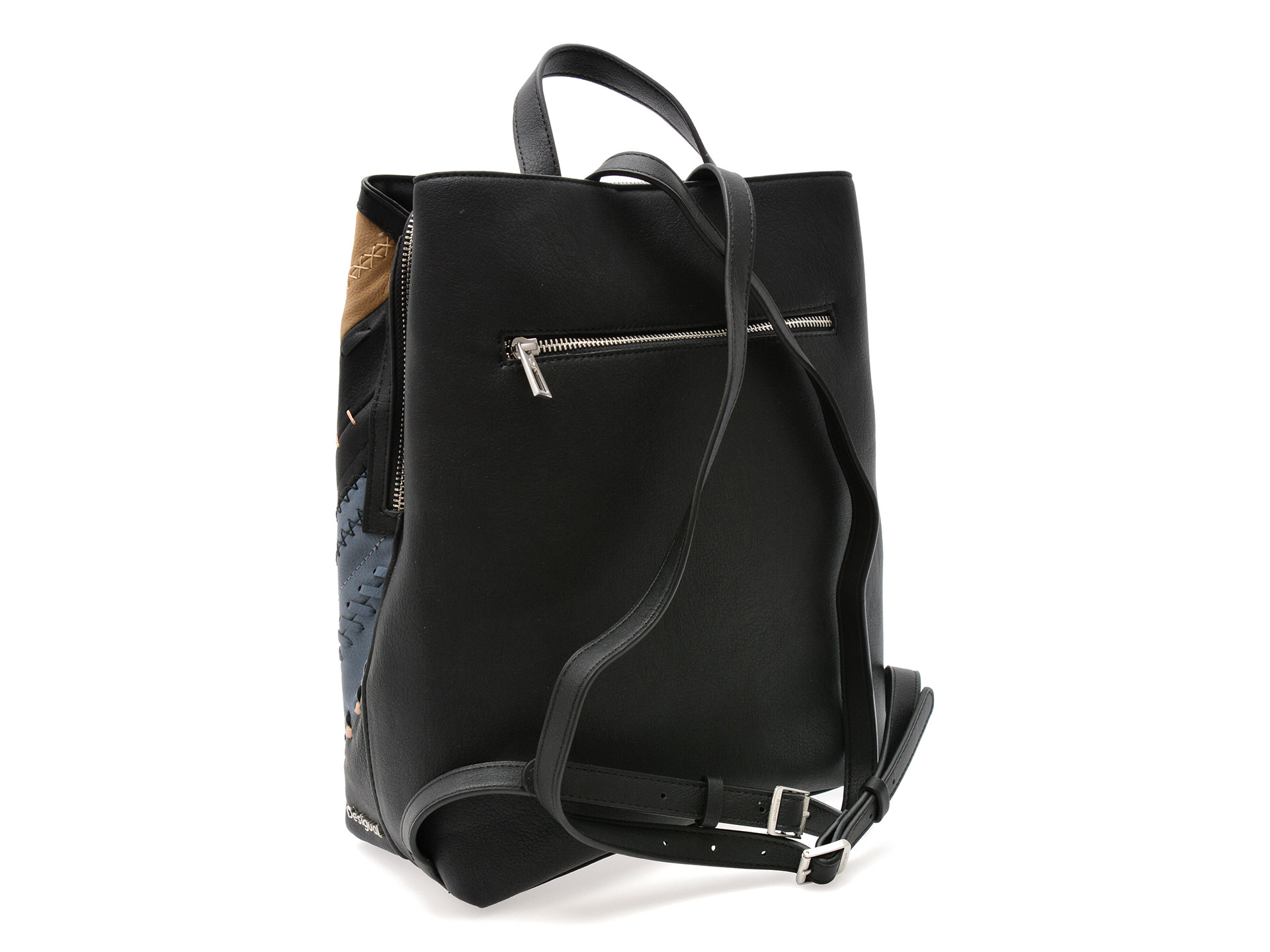 Geanta DESIGUAL maro, WAKP09, din piele ecologica