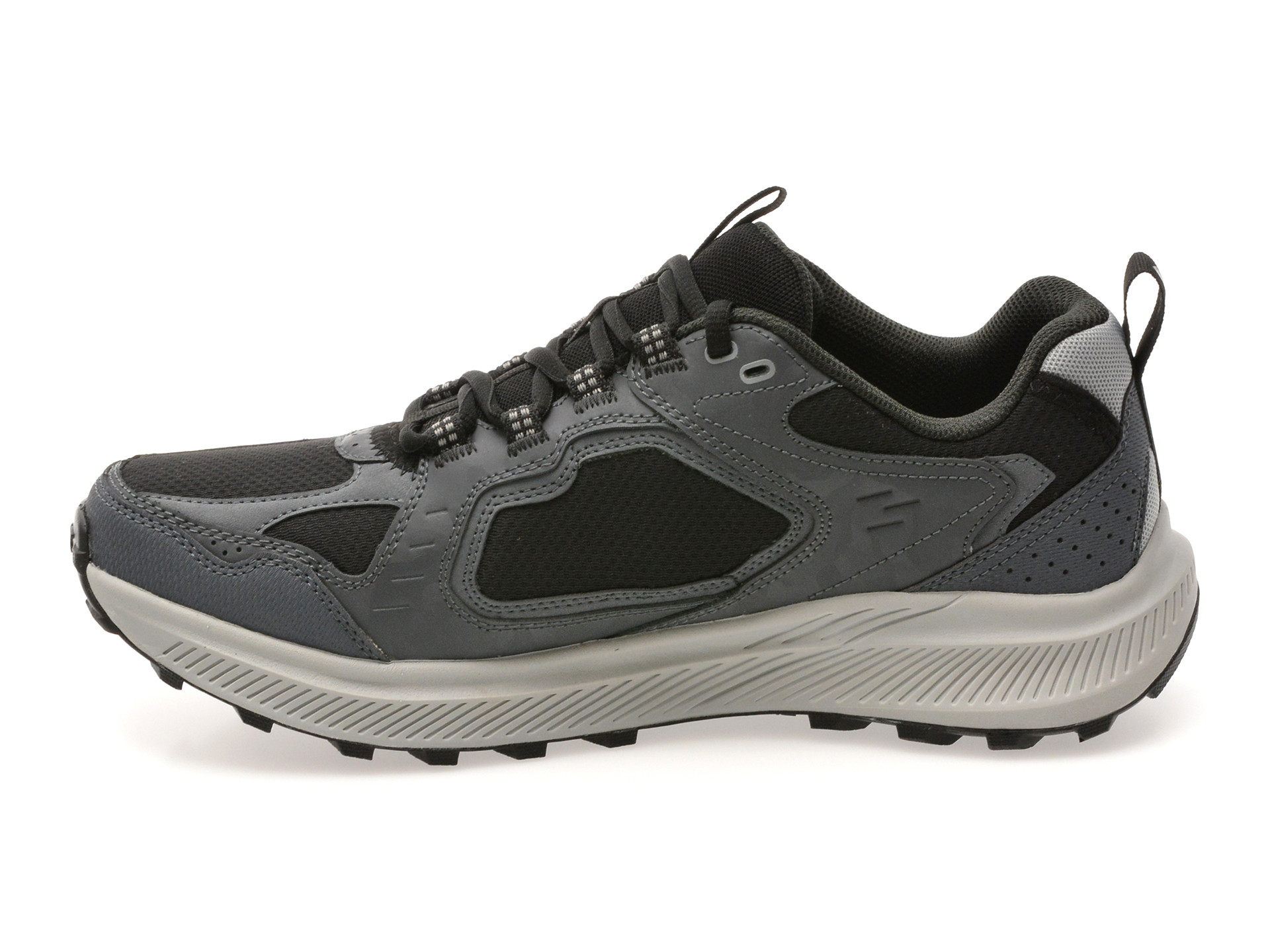 Pantofi sport SKECHERS gri, RIDGESTAR, din material textil