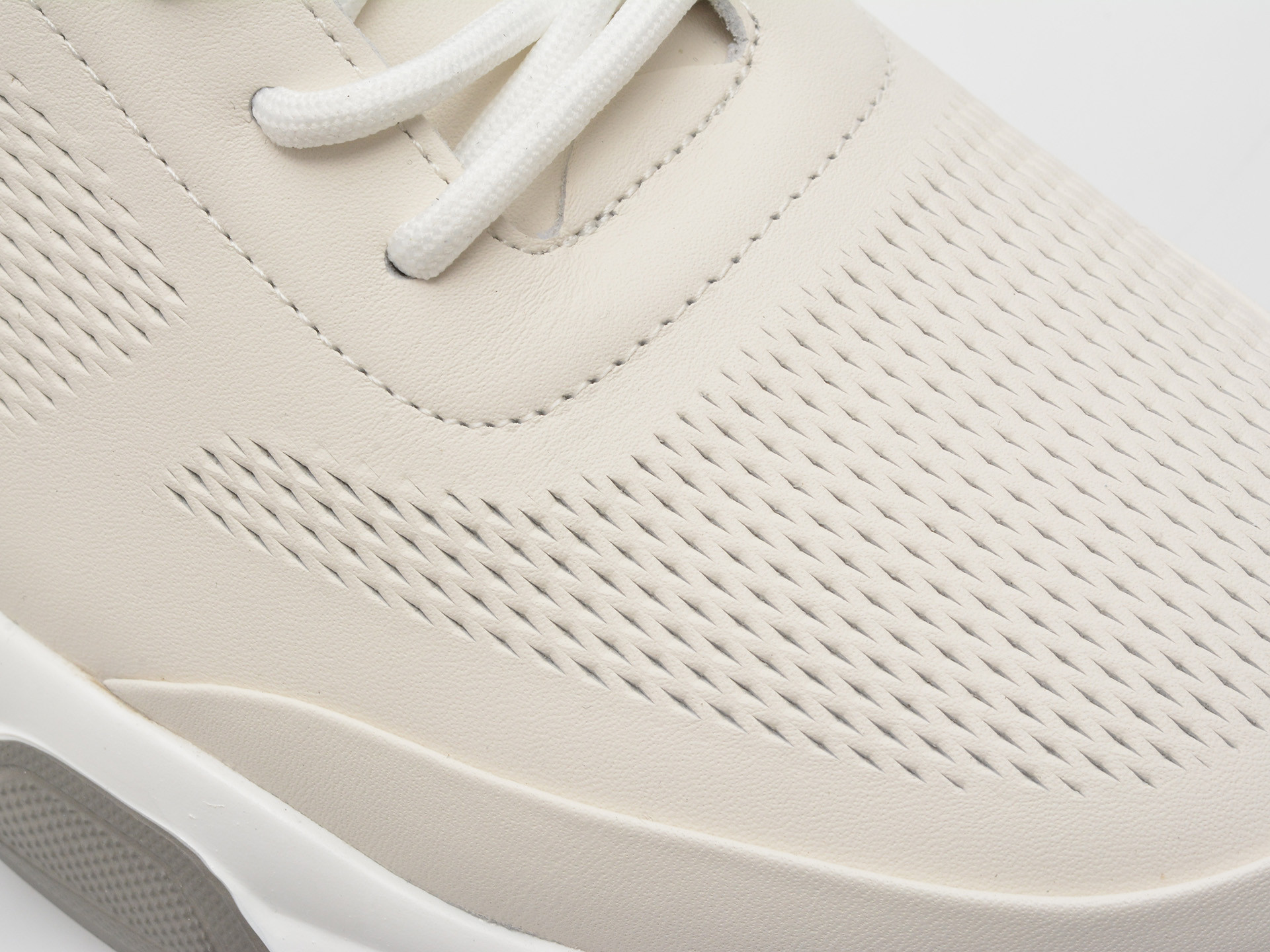 Pantofi sport EPICA albi, 37391, din piele naturala