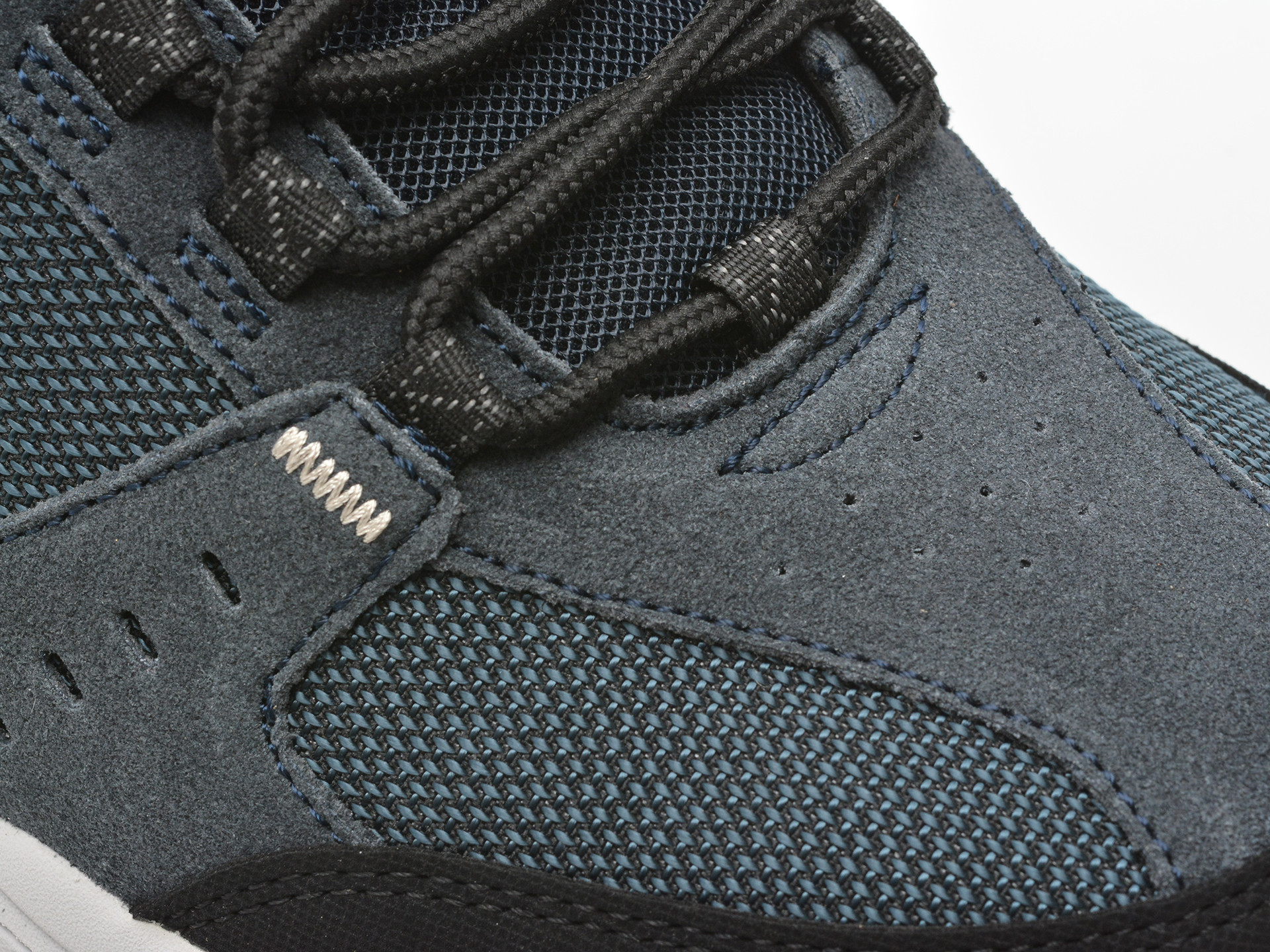 Pantofi sport SKECHERS bleumarin, OAK CANYON, din material textil si piele naturala