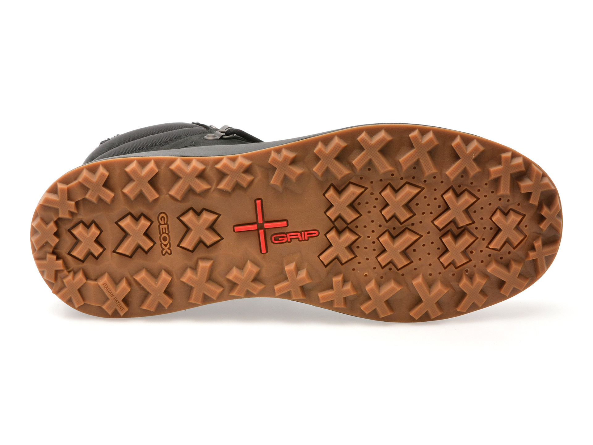 Ghete GEOX negre, U46FZD, din piele naturala