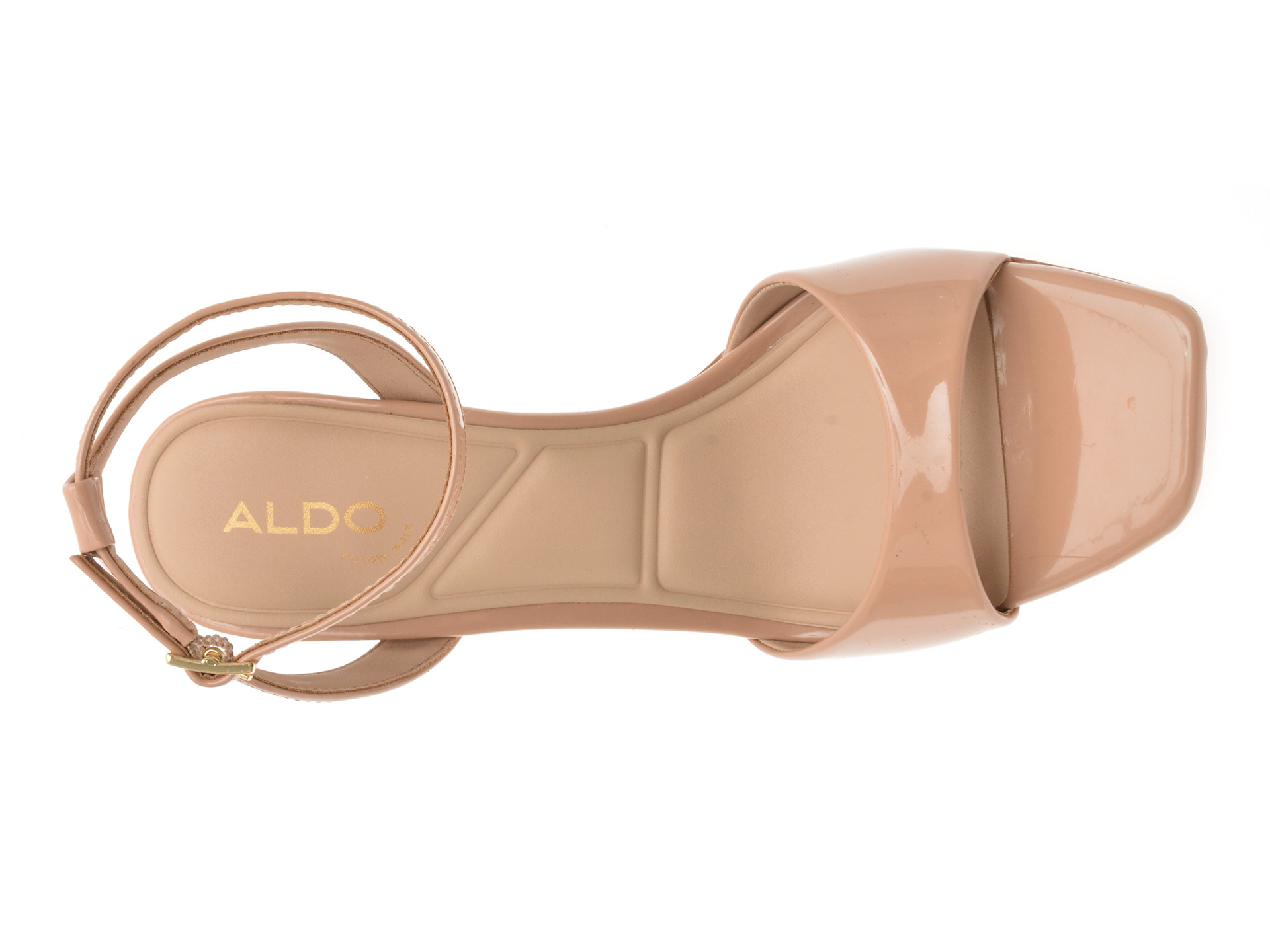 Sandale elegante ALDO maro, SAKE 240, din piele ecologica