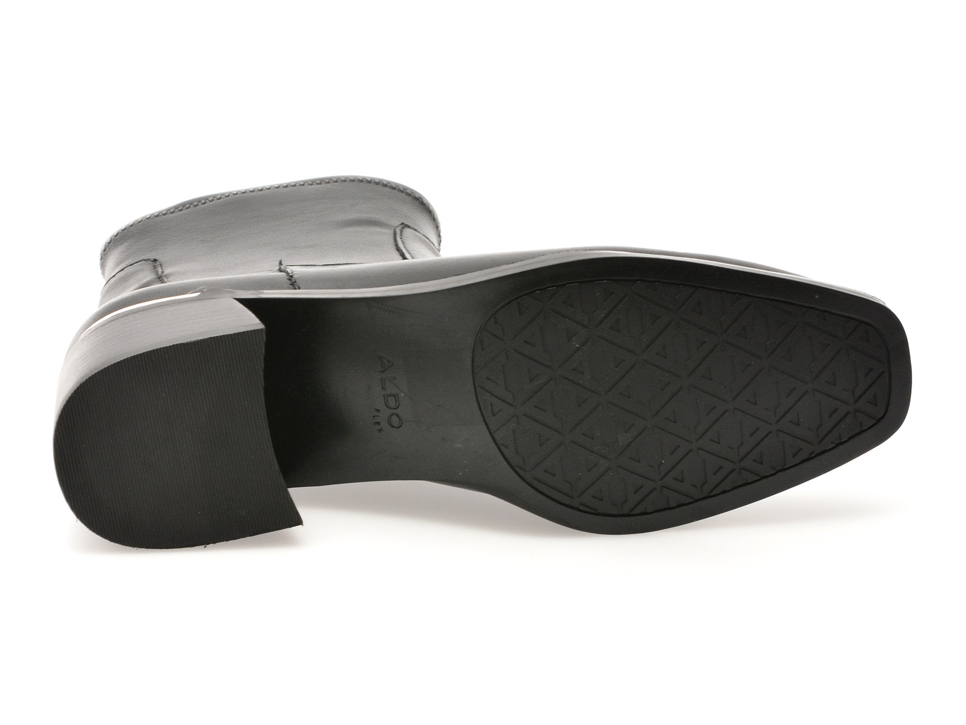 Ghete aldo negre 14058802 din piele naturala