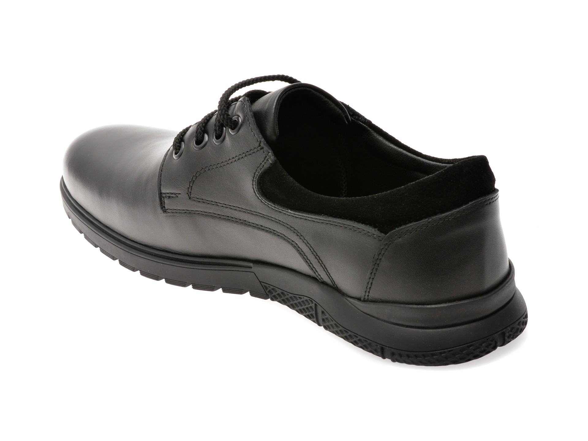 Pantofi eleganti OTTER negri, 555, din piele naturala