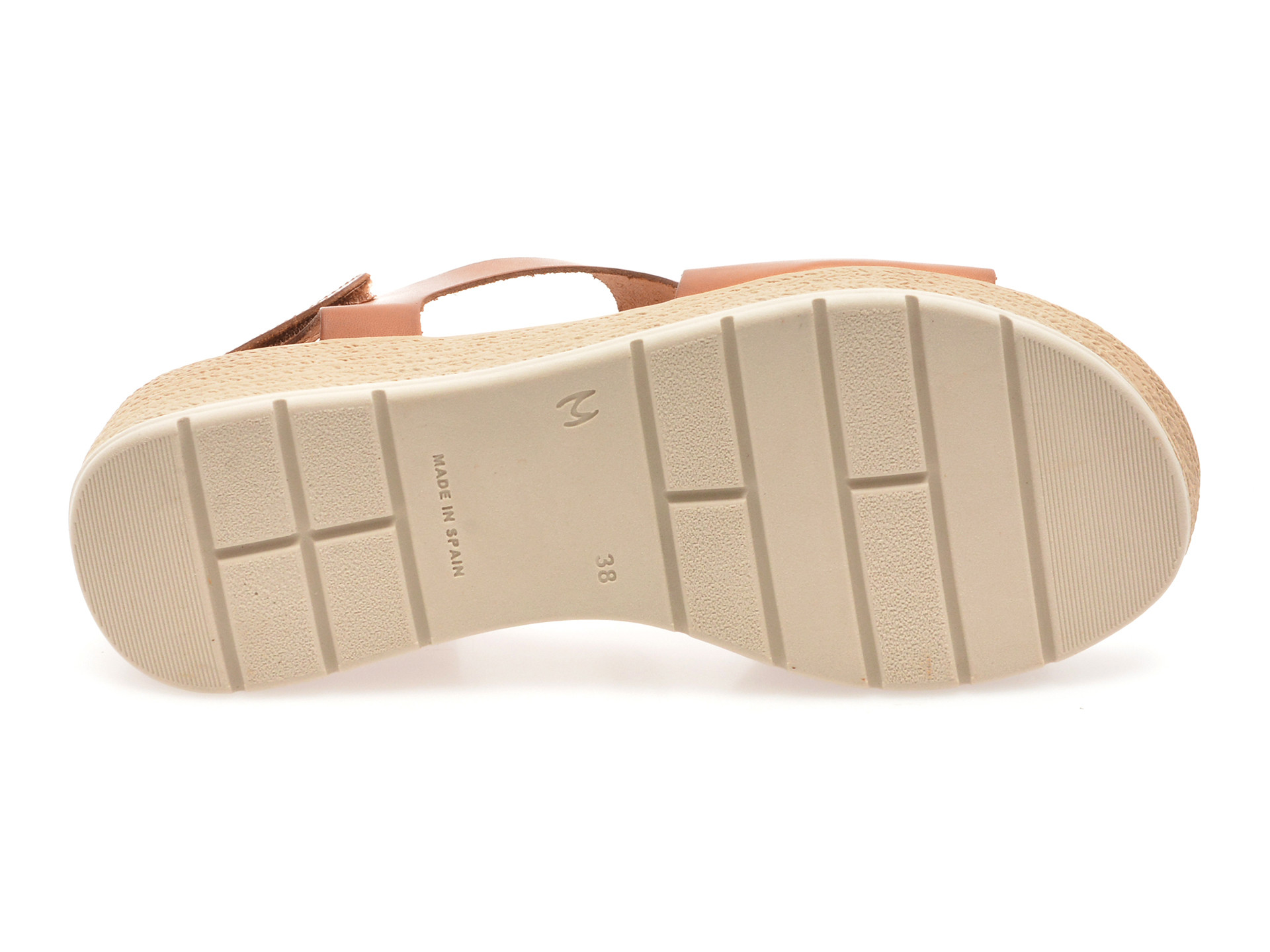 Sandale IMAGE maro, DUSAMBE, din piele naturala