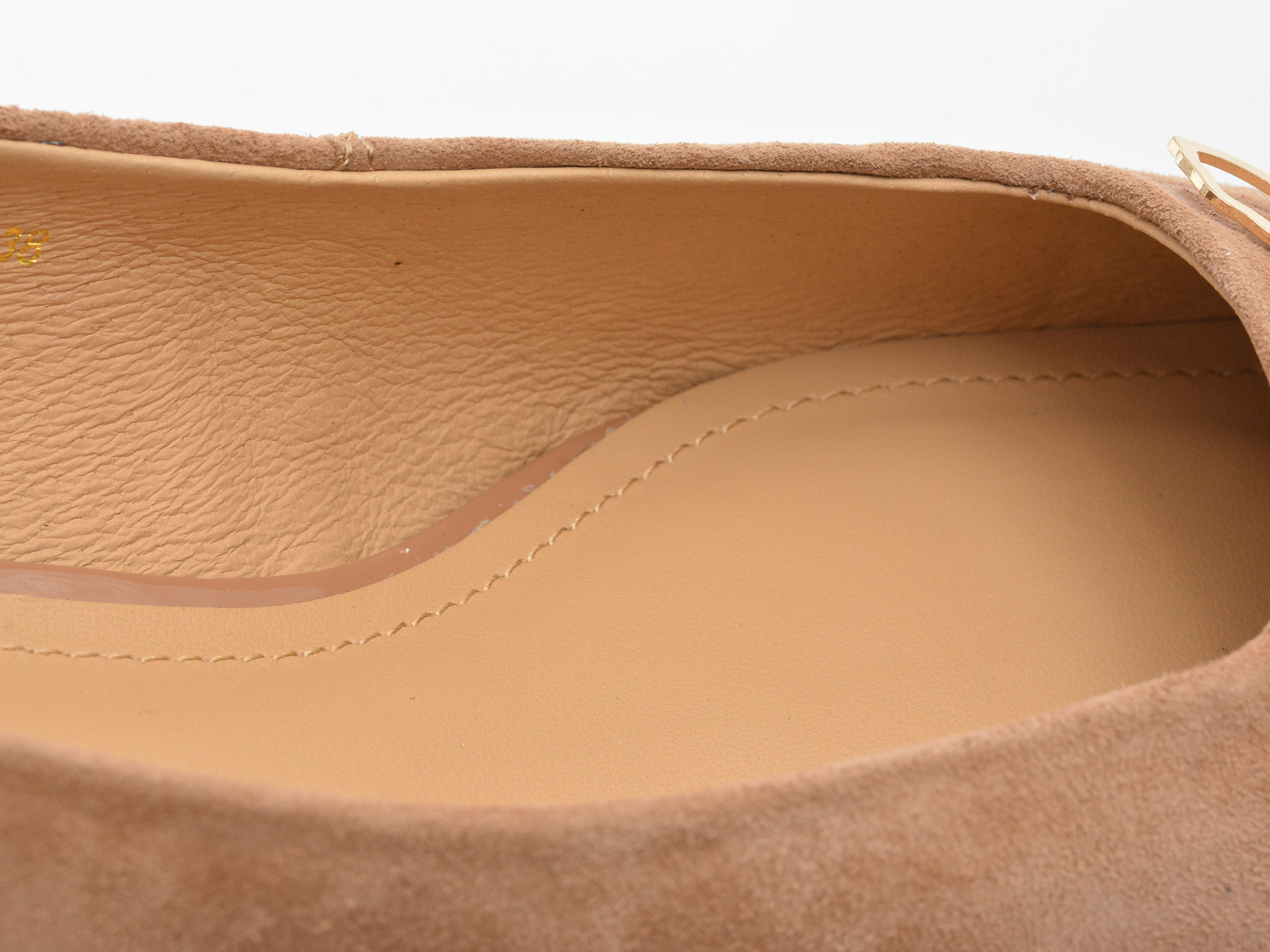 Balerini EPICA maro, 502807, din piele intoarsa