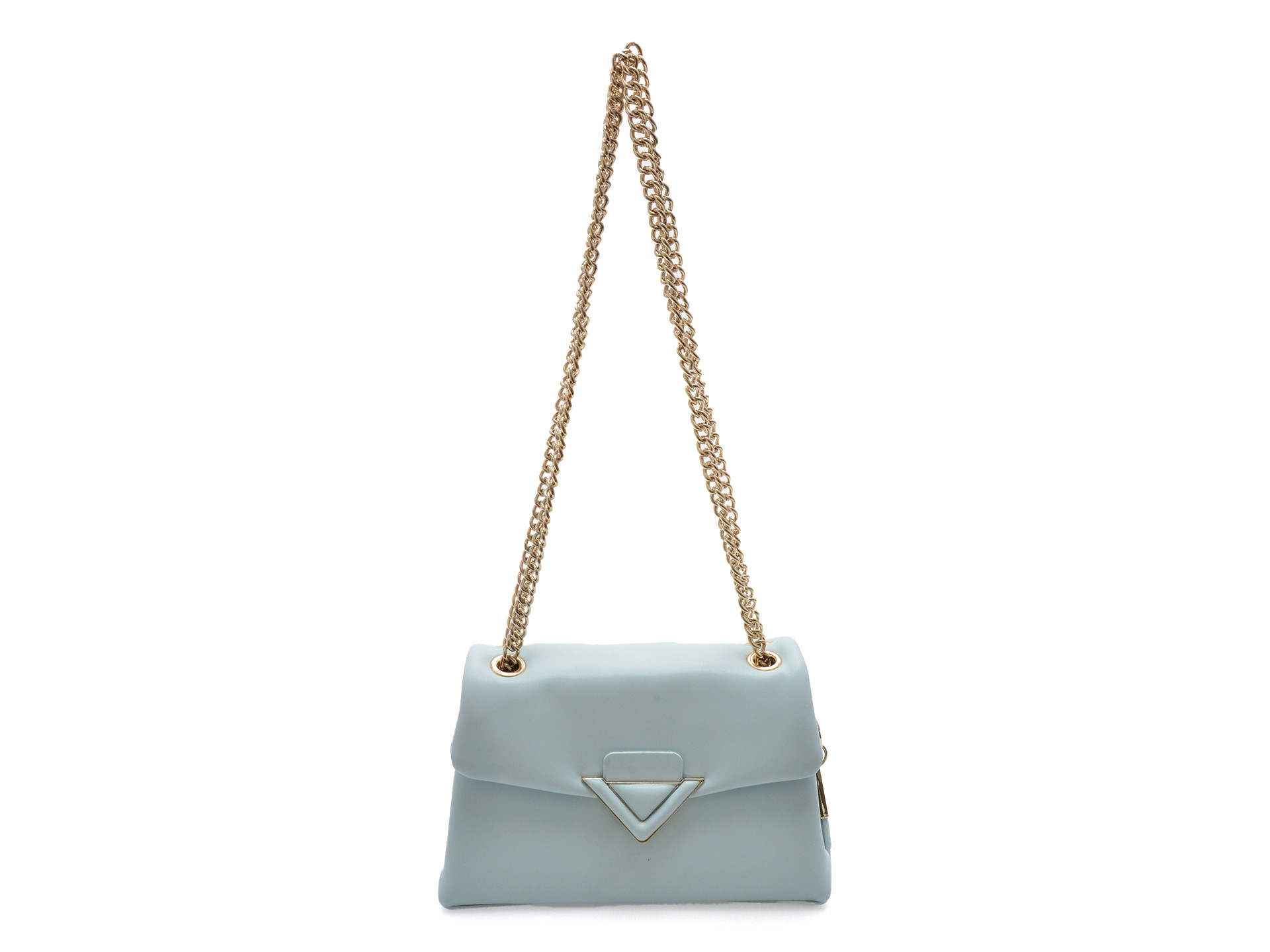 Geanta ALDO albastra, SOFTPUFF 458, din piele ecologica