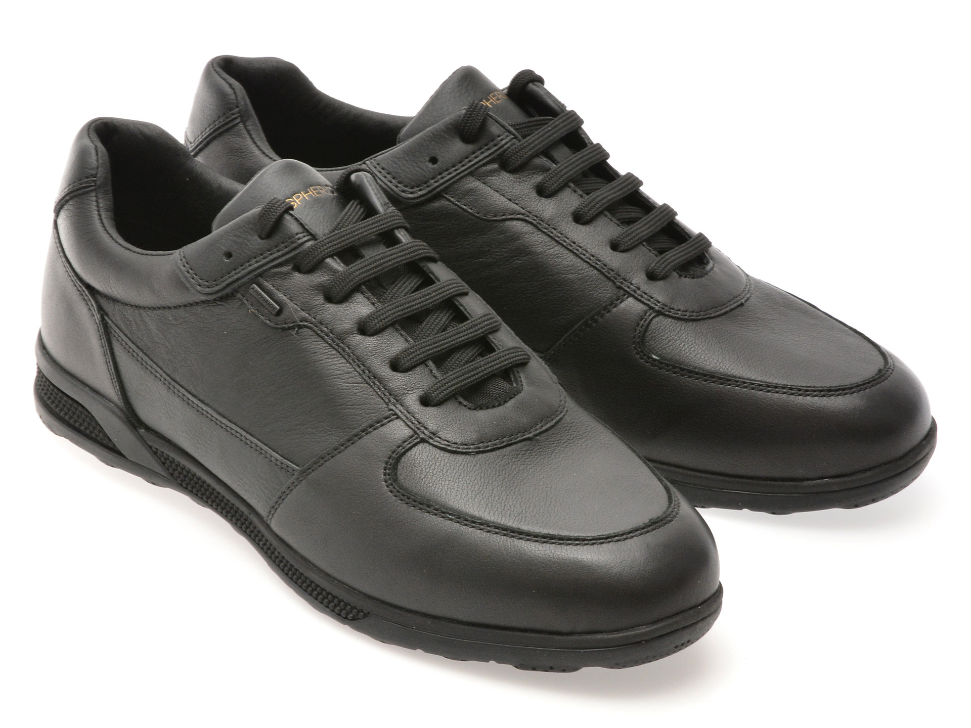 Pantofi sport GEOX negri, U56MTB, din piele naturala