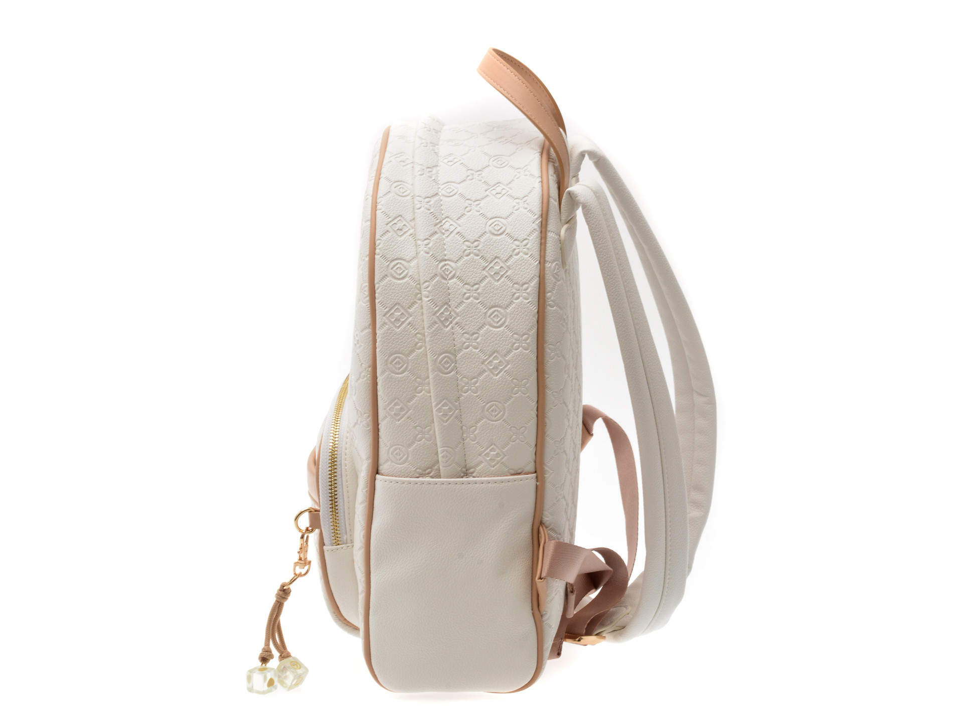 Rucsac ALDO alb, ENABELDAR 115, din piele ecologica