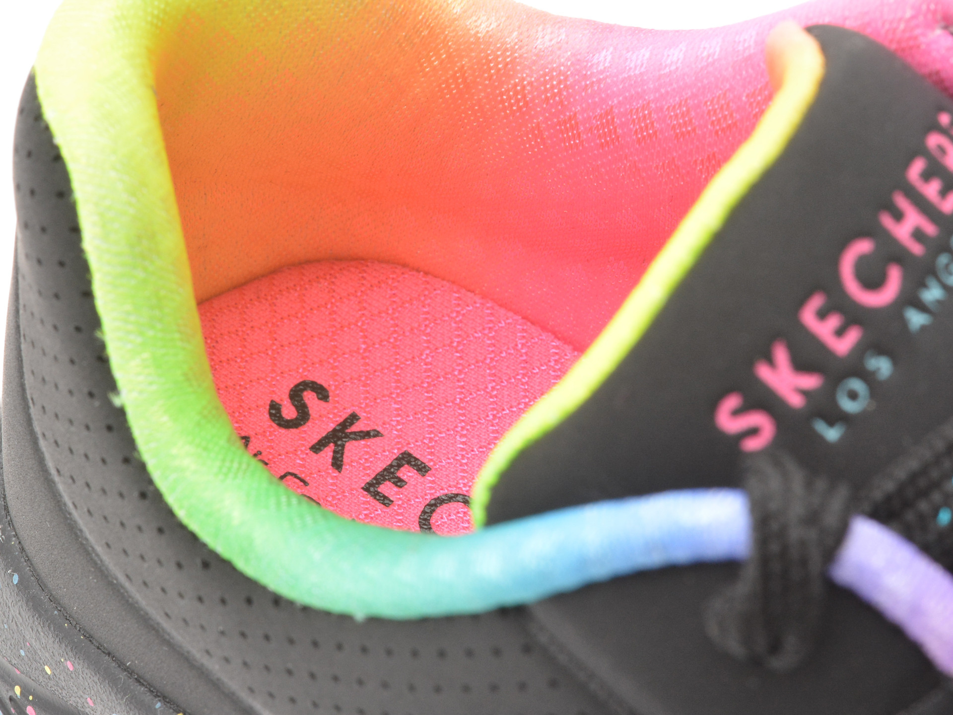 Pantofi sport SKECHERS negri, UNO LITE, din piele ecologica