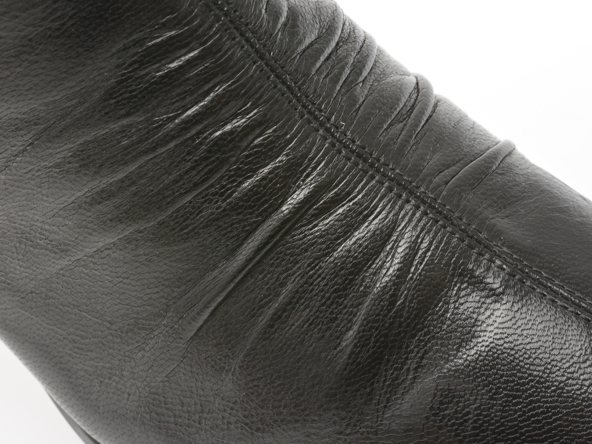 Botine EPICA negre, M77072, din piele naturala