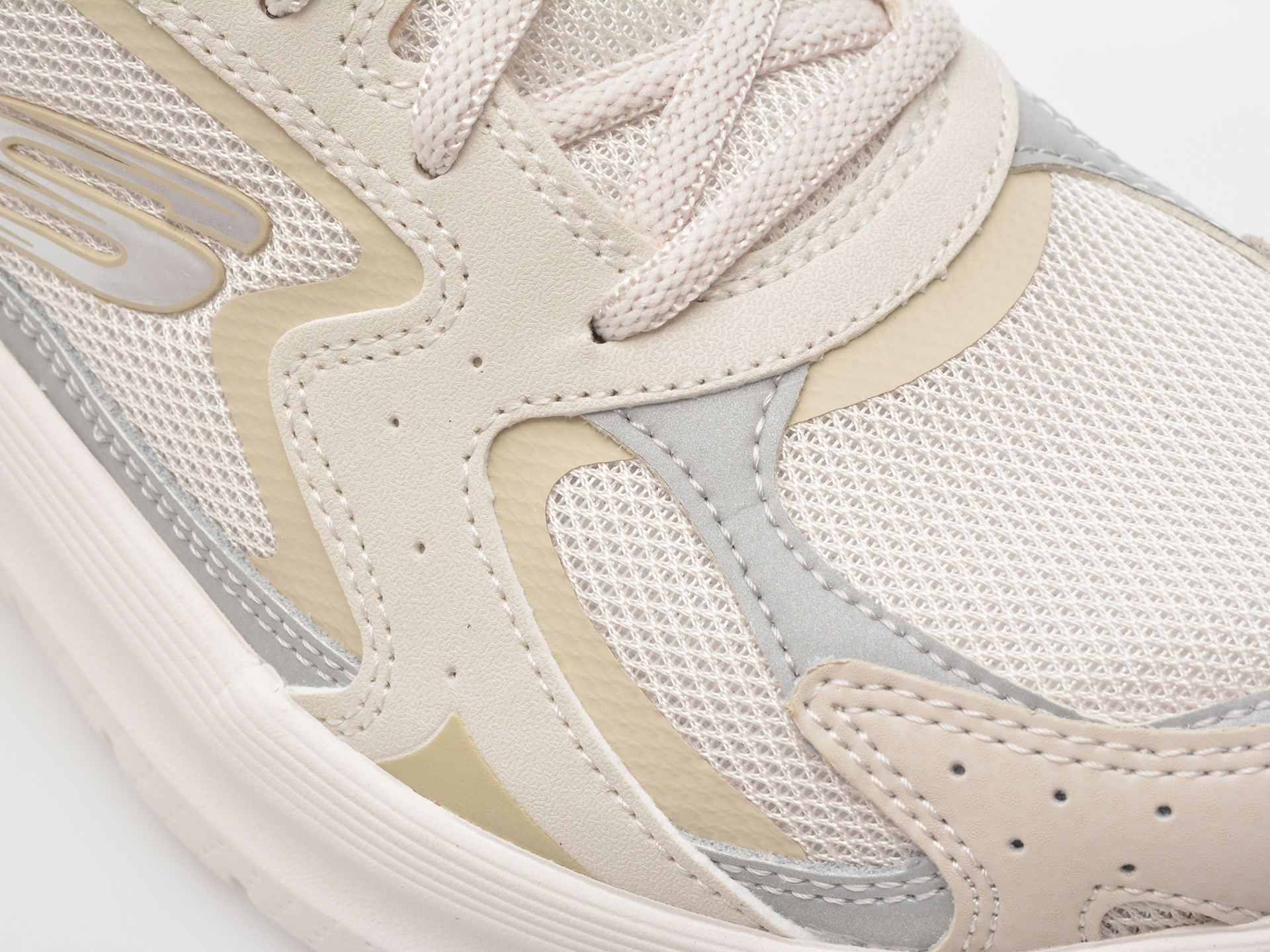 Pantofi sport SKECHERS bej, ARCH FIT 2.0, din material textil