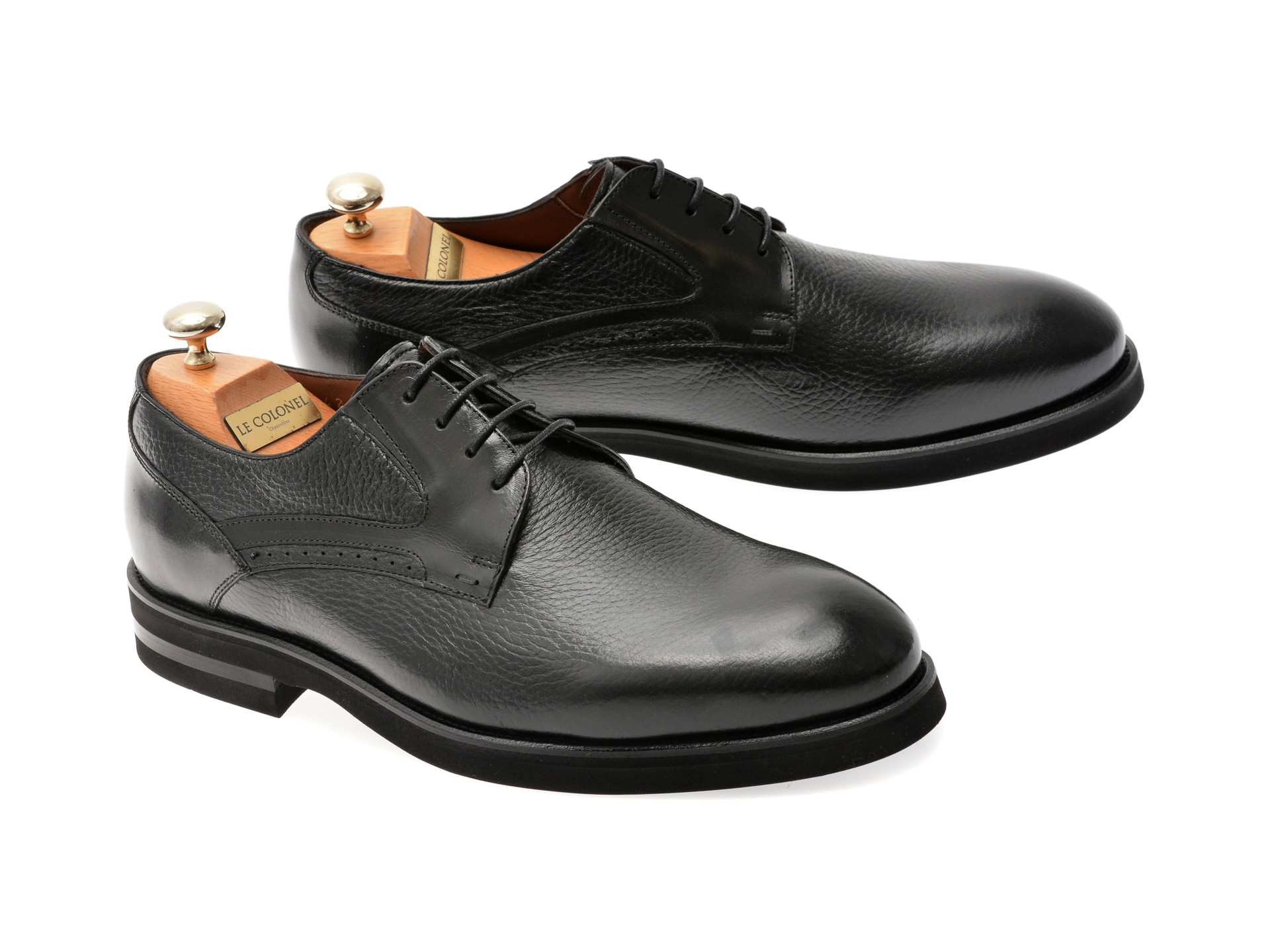 Pantofi eleganti LE COLONEL negri, 63642, din piele naturala