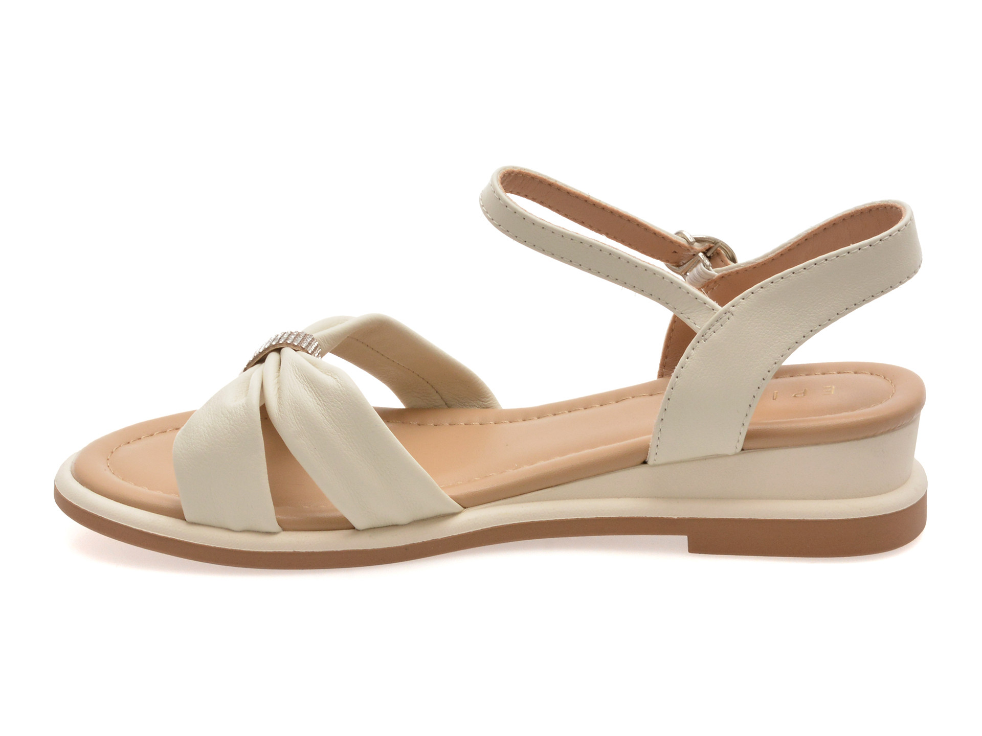 Sandale epica bej 1367h11 din piele naturala