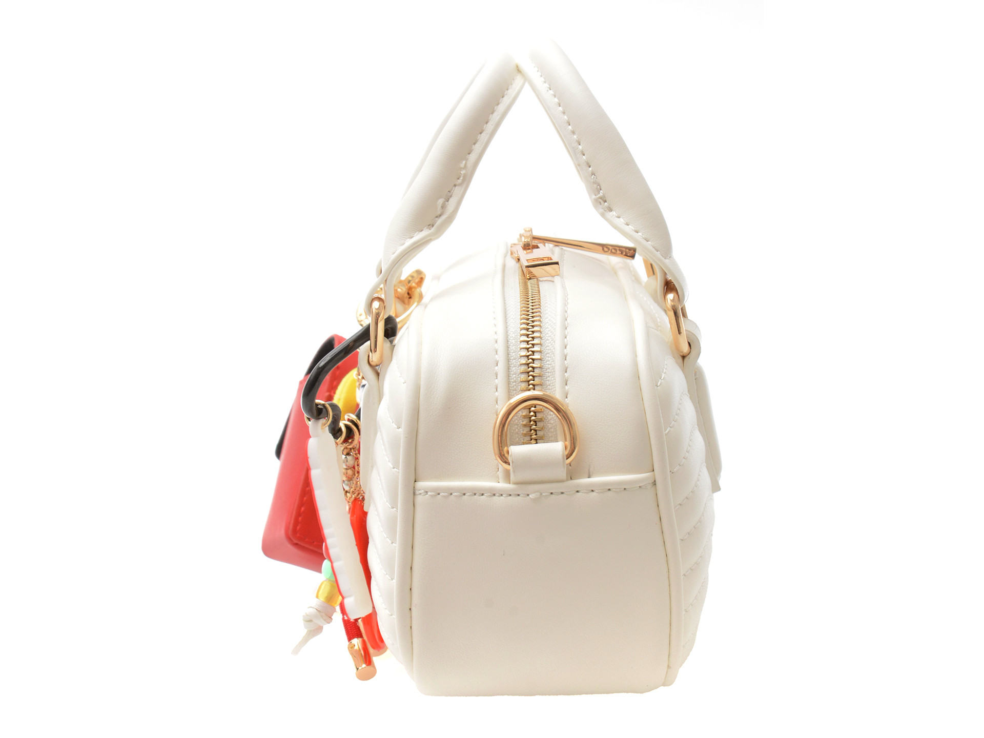 Geanta ALDO alba, FARELDEN 100, din piele ecologica