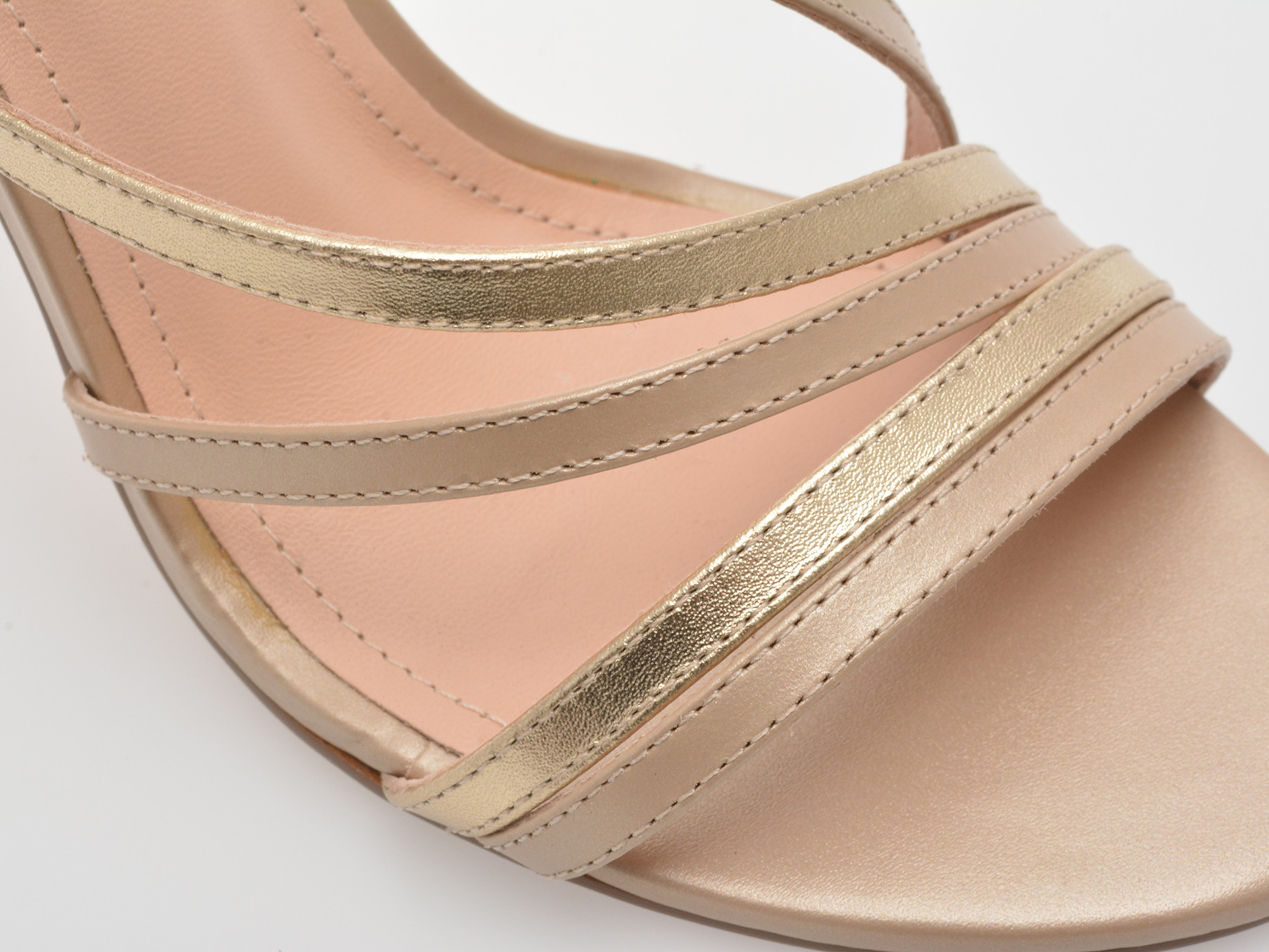 Sandale elegante EPICA nude, 1007835, din piele naturala