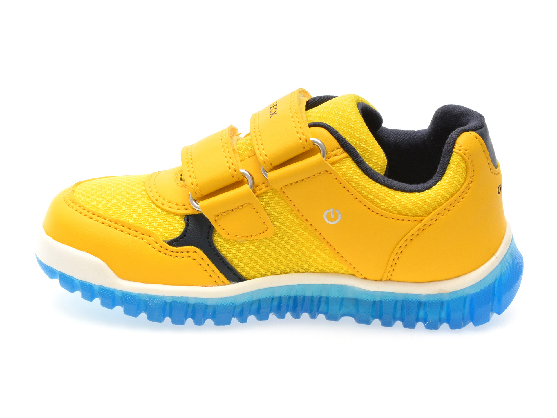 Pantofi sport GEOX galbeni, B555ZA, din material textil