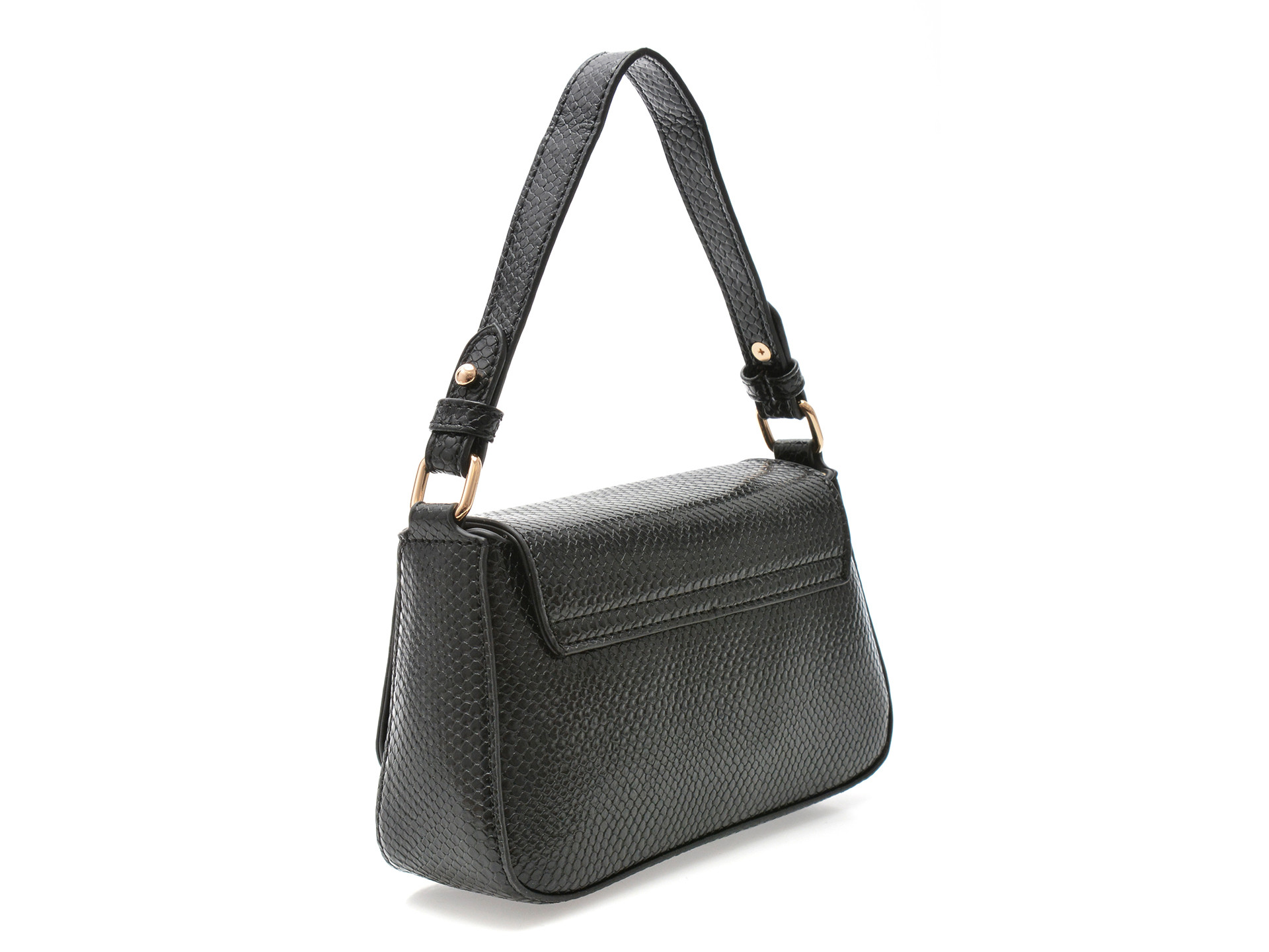 Geanta EPICA neagra, HSY66, din piele ecologica