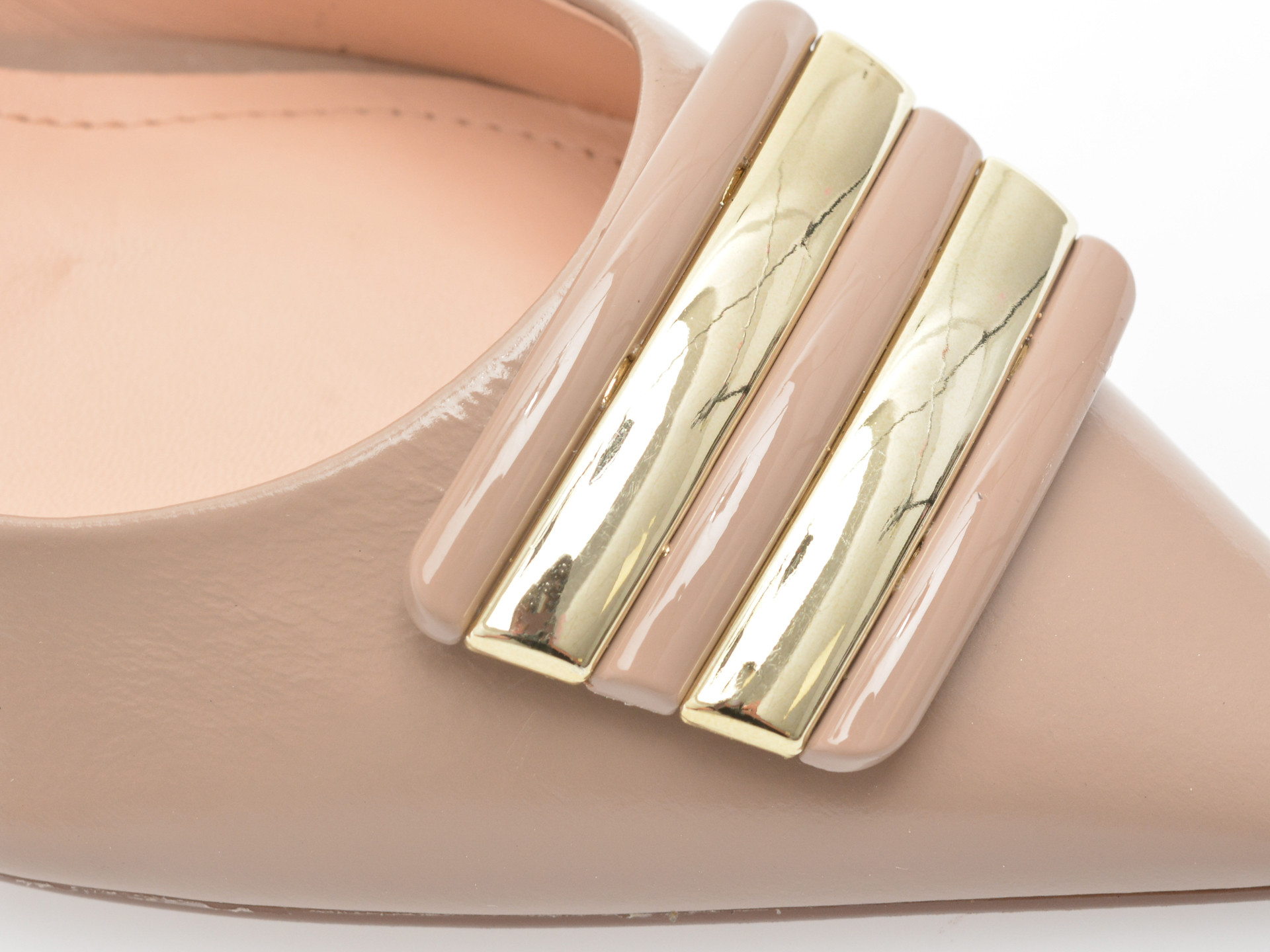 Pantofi EPICA gri, 1131665, din piele naturala lacuita