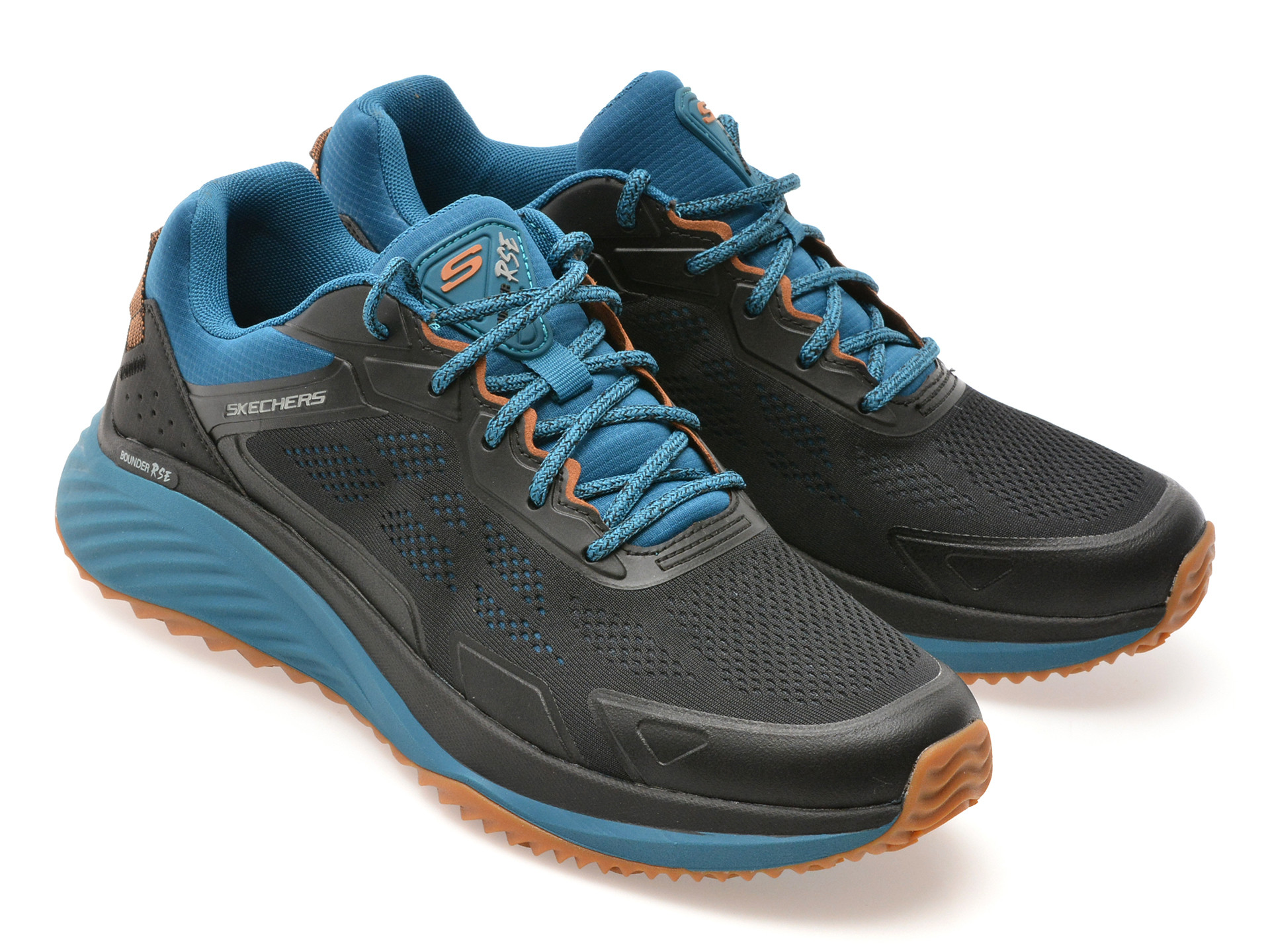 Pantofi sport SKECHERS negri, BOUNDER RSE, din material textil