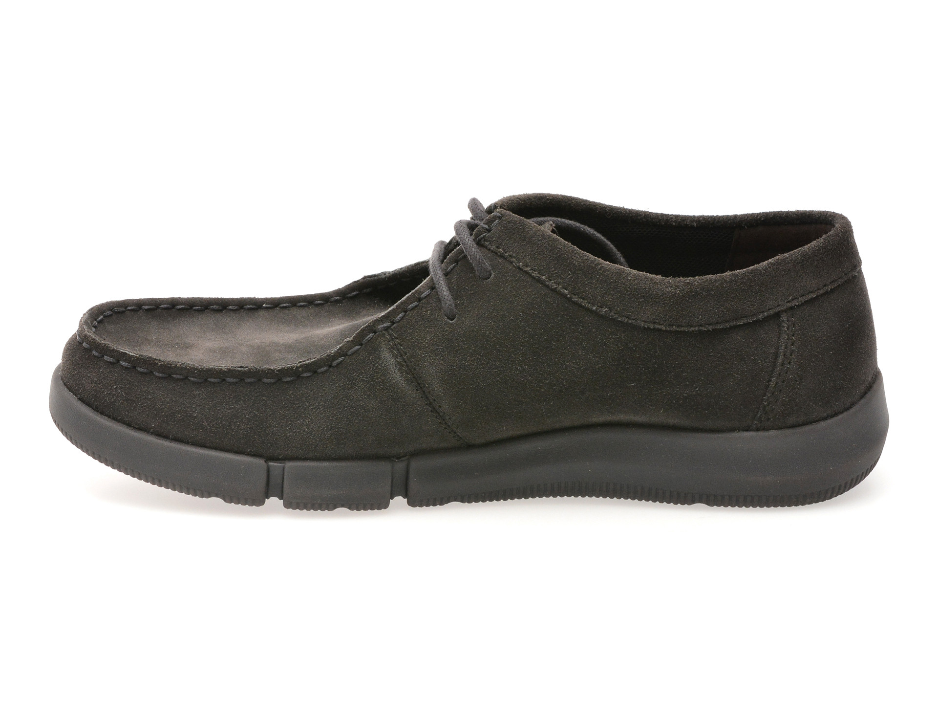 Mocasini GEOX gri, U4646B, din piele intoarsa